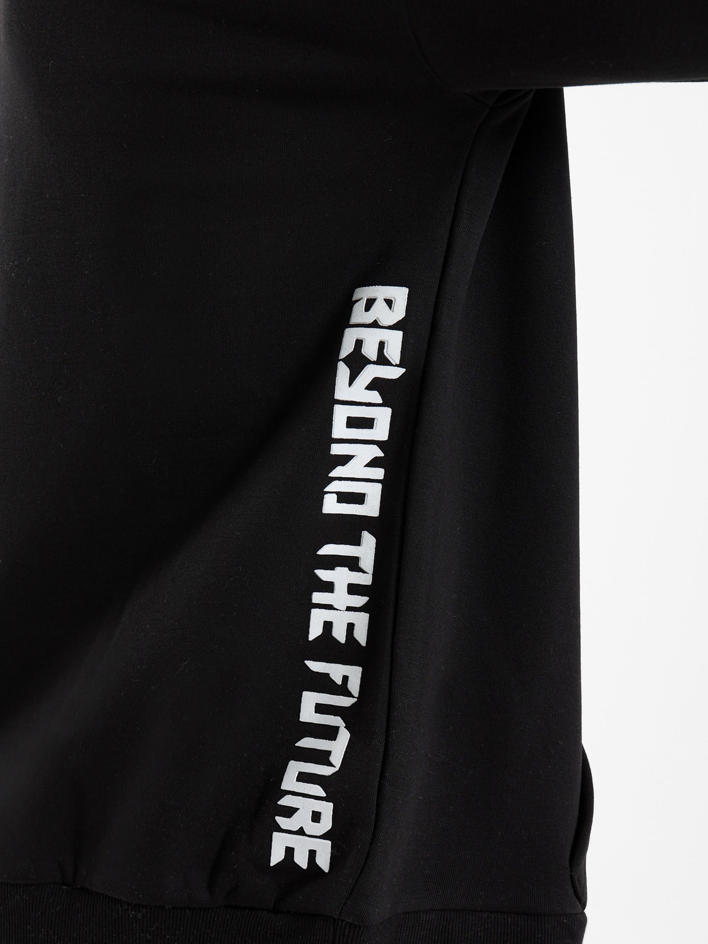Brushed Melton Hoodie with Hood