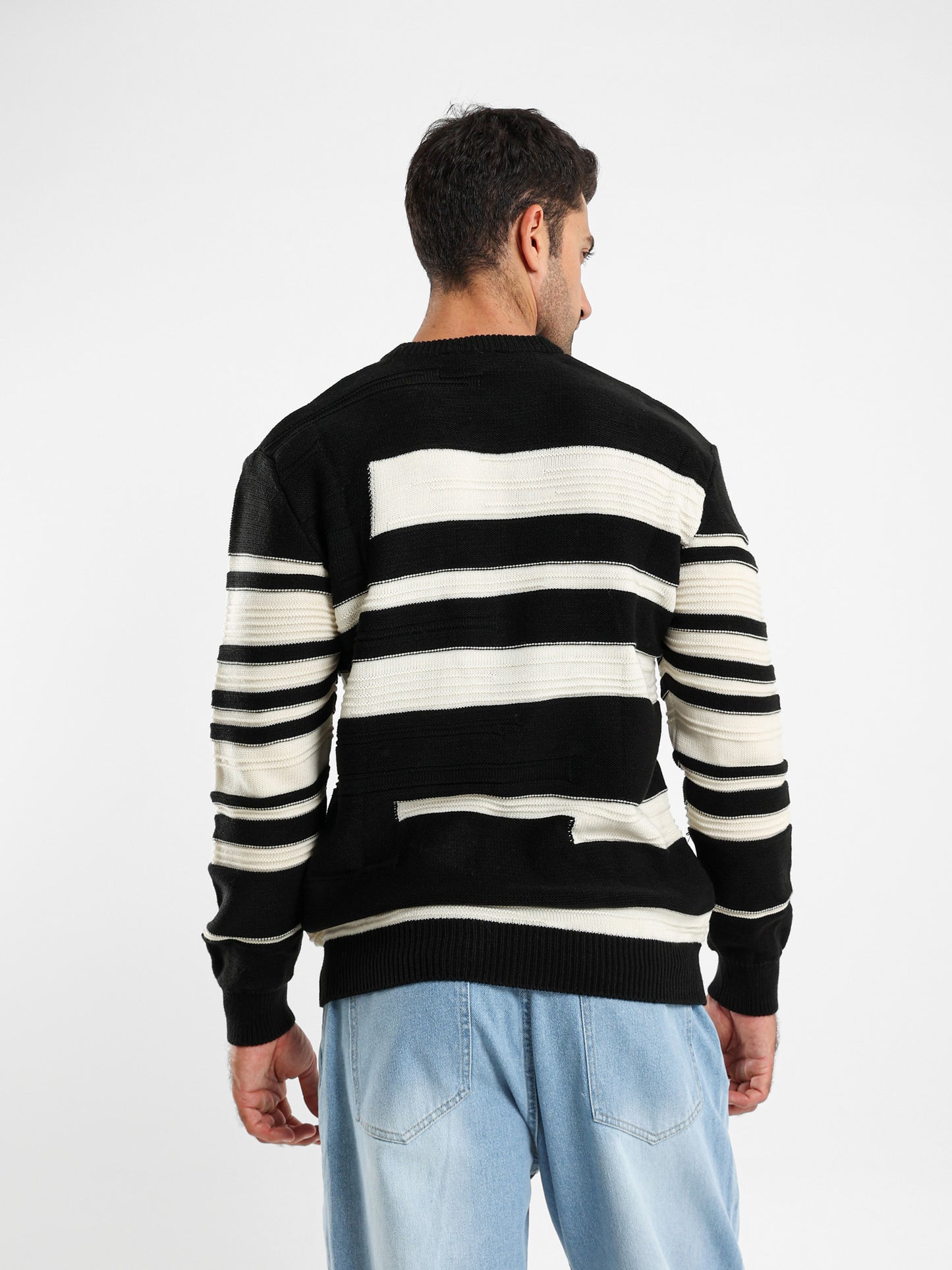Round Neck Lined Sweater
