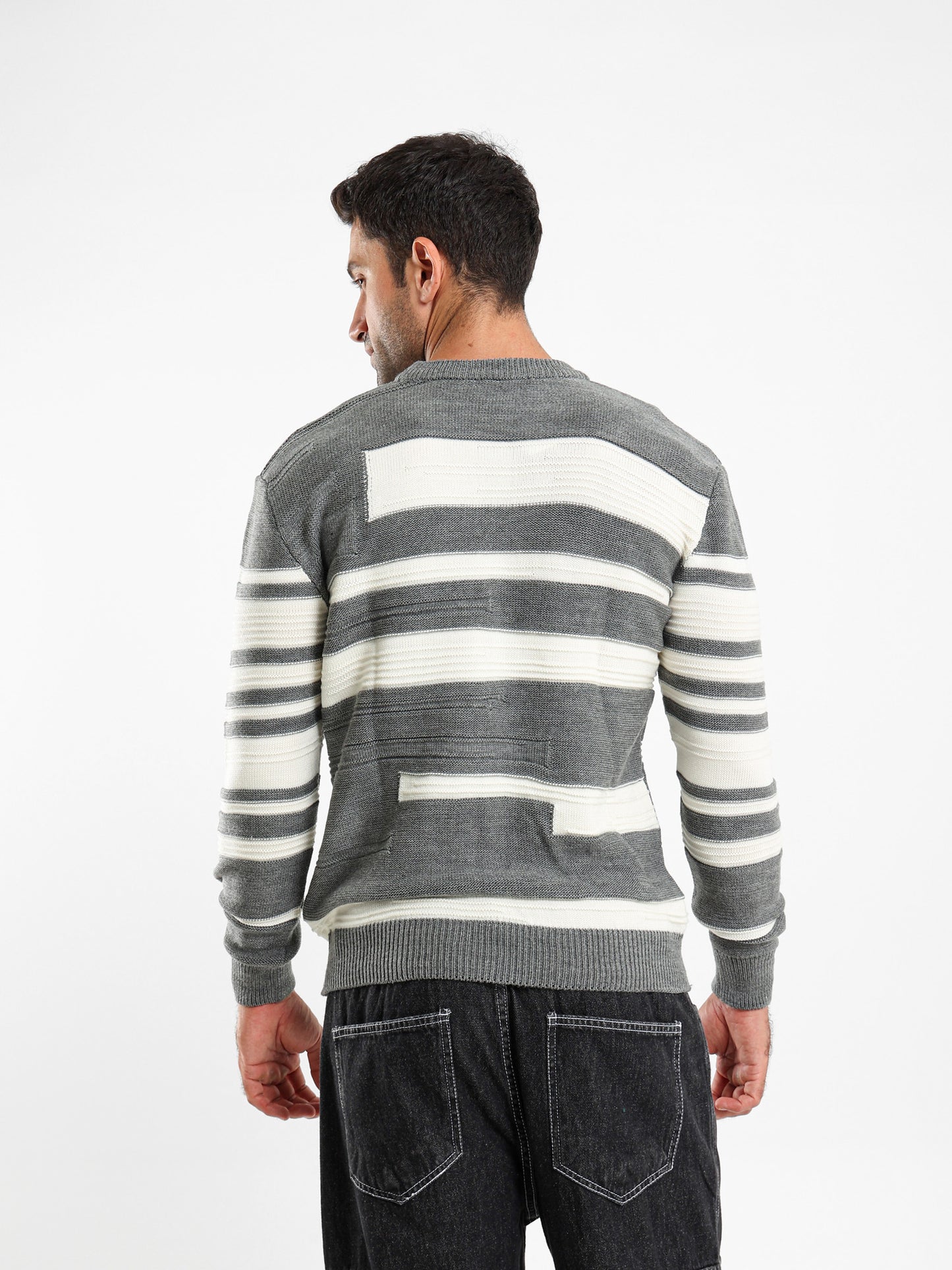 Round Neck Lined Sweater
