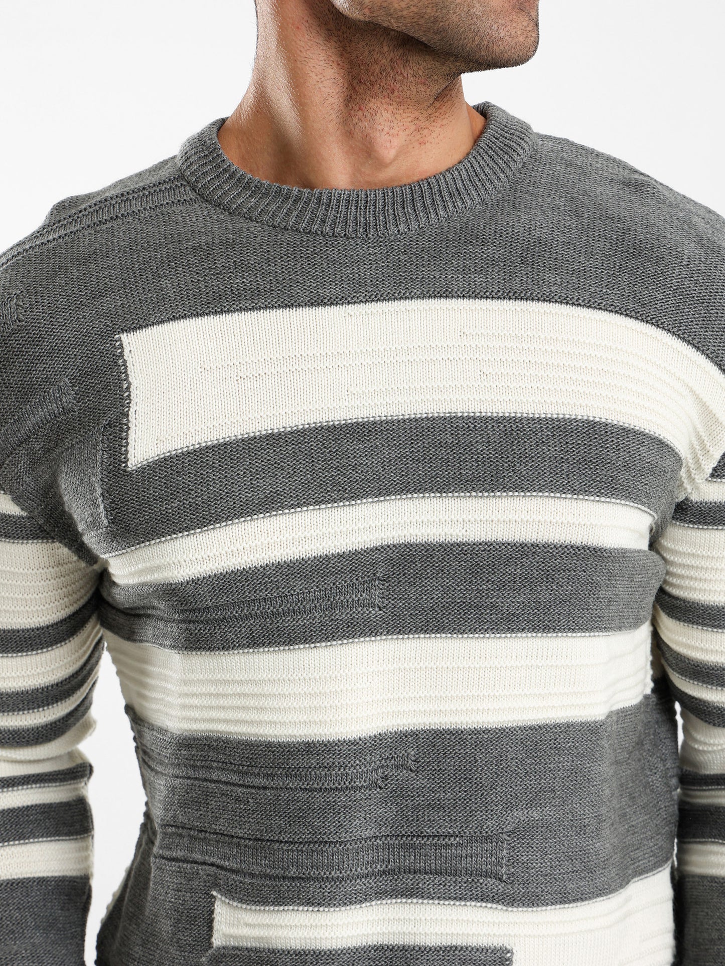Round Neck Lined Sweater