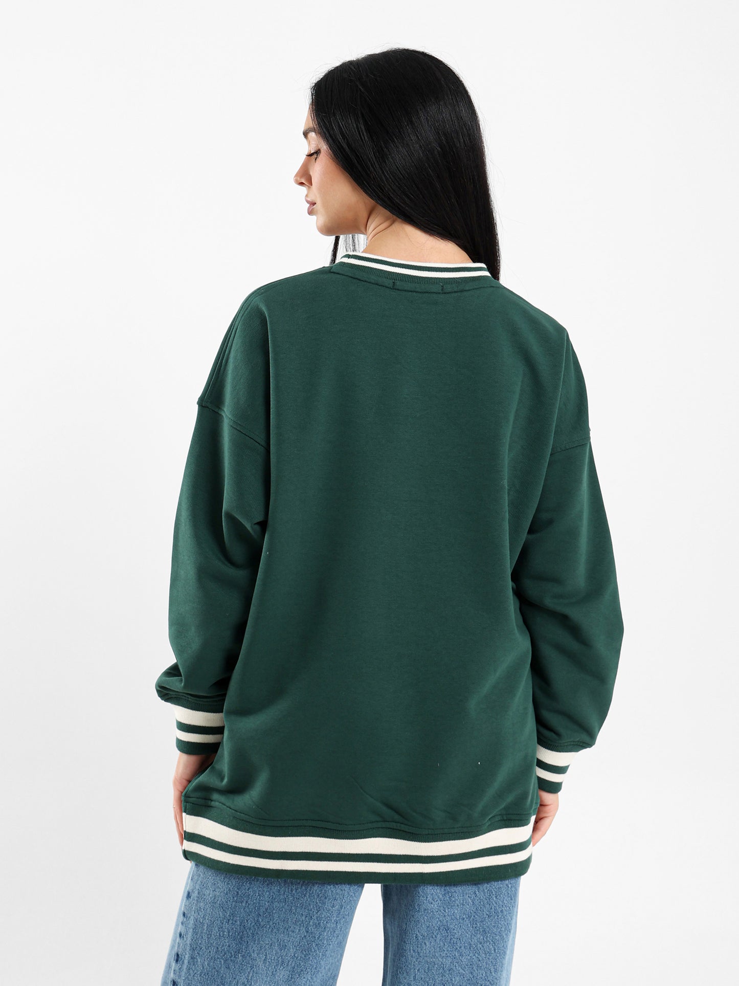 Oversized Varsity Sweatshirt