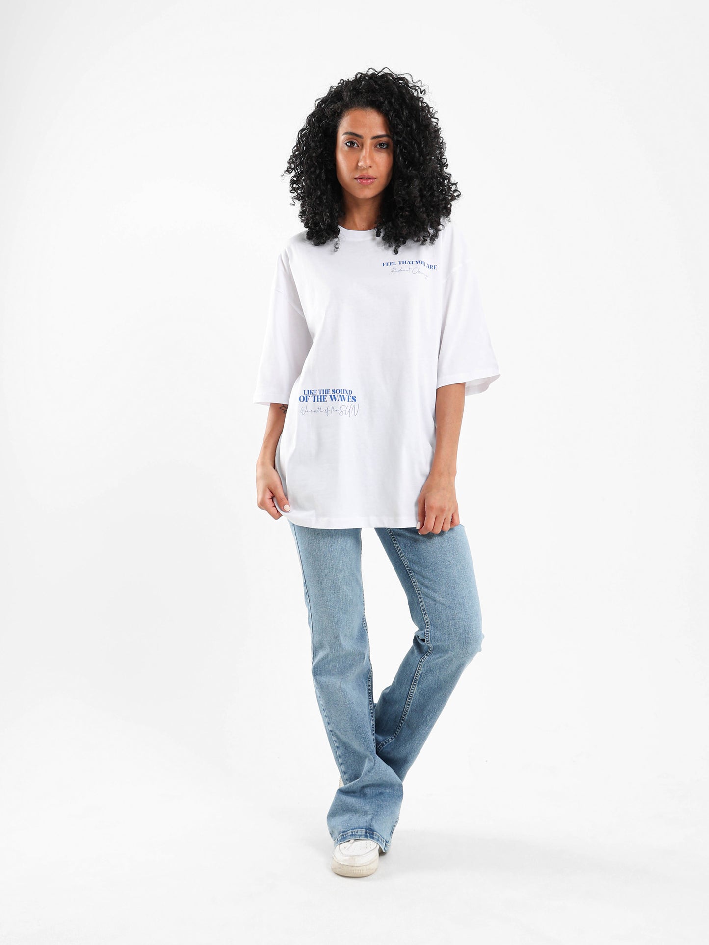 Sea Printed Oversized T-Shirt