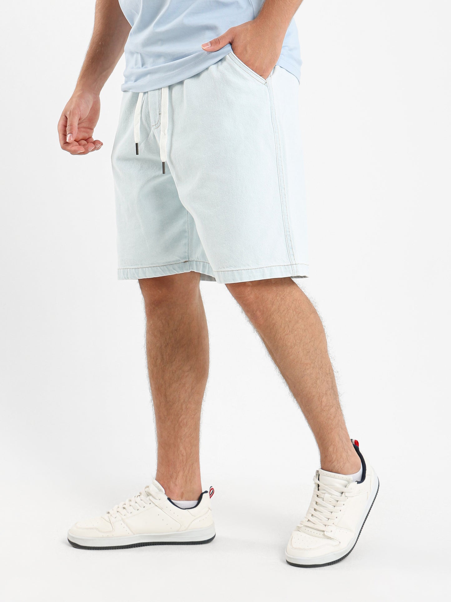 Relaxed Fit Denim Shorts
