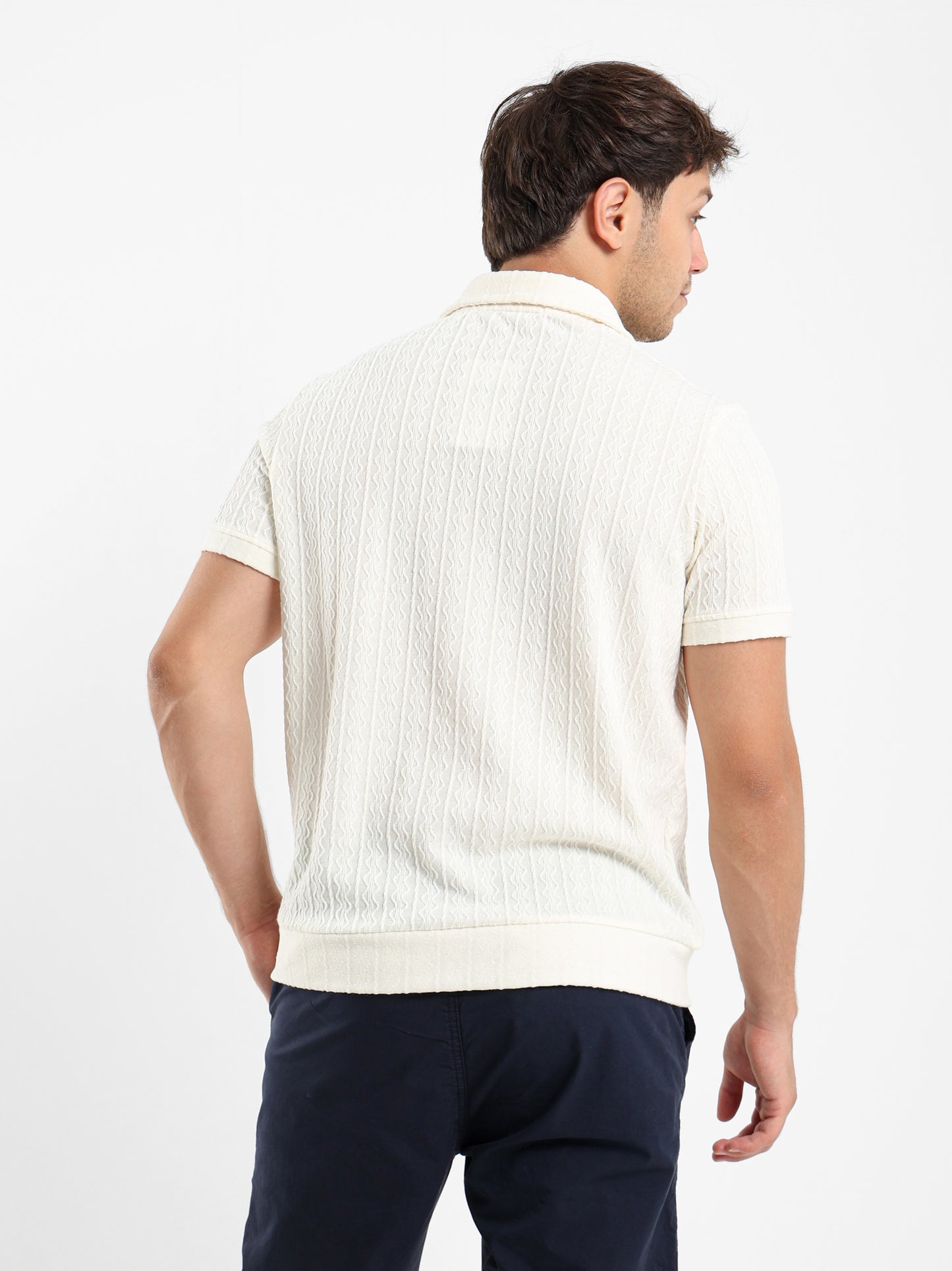 Textured Polo Shirt