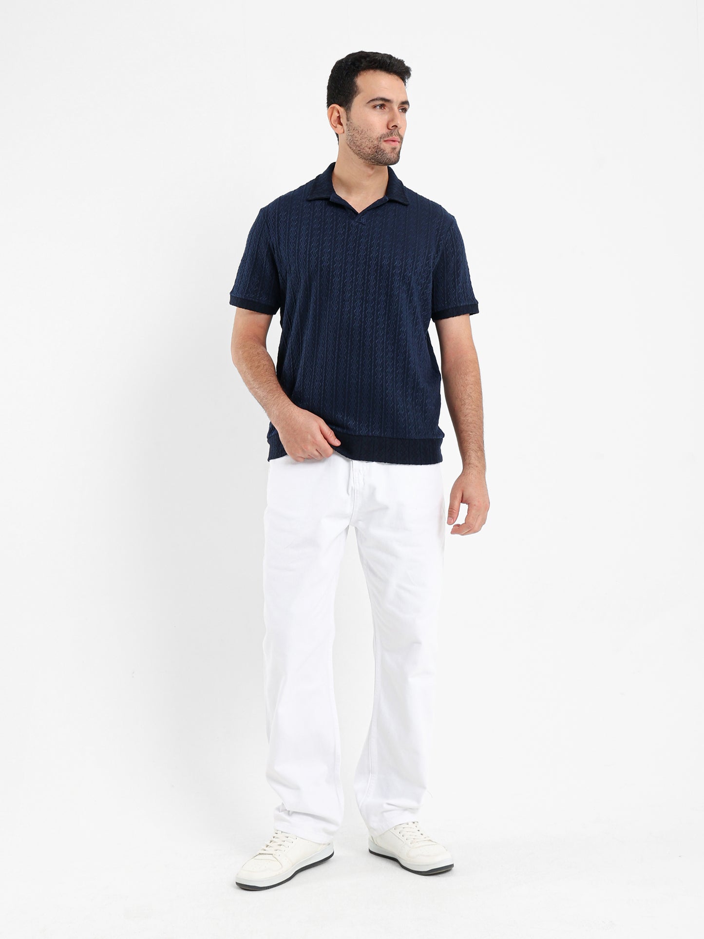 Textured Polo Shirt