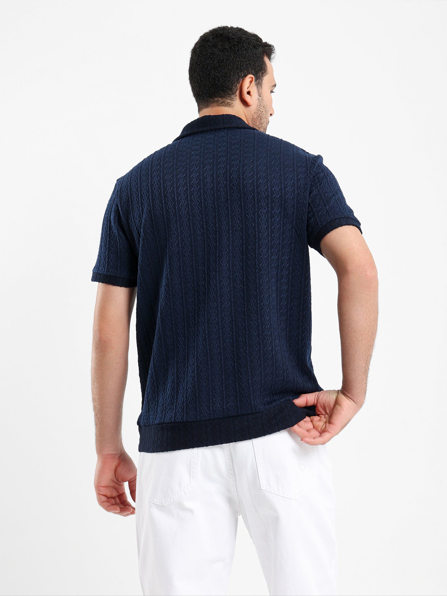 Textured Polo Shirt