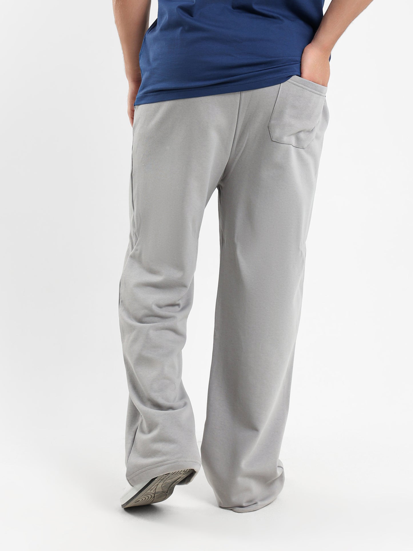 Loose Fit Sweatpants with Elastic Waistband