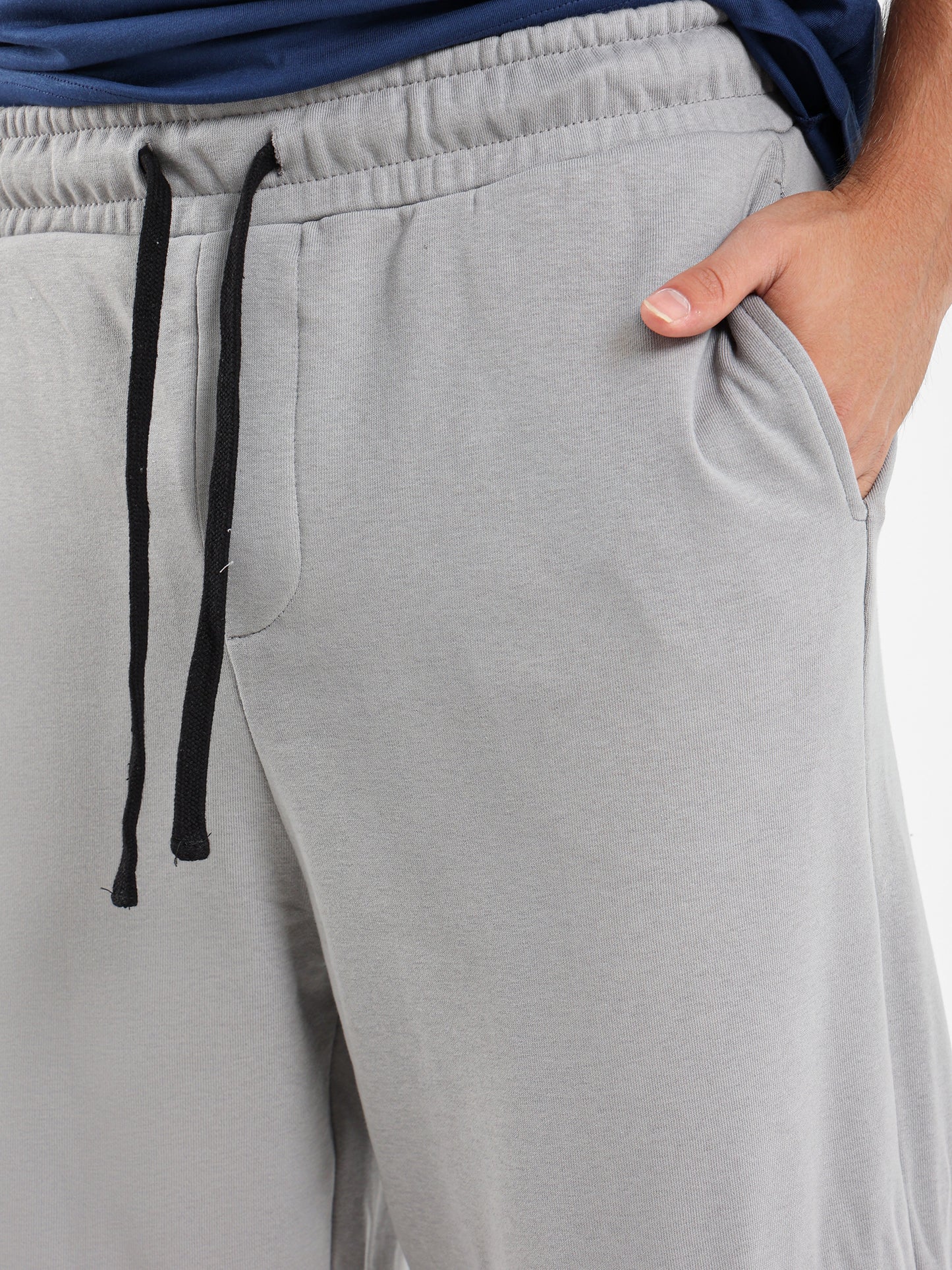 Loose Fit Sweatpants with Elastic Waistband