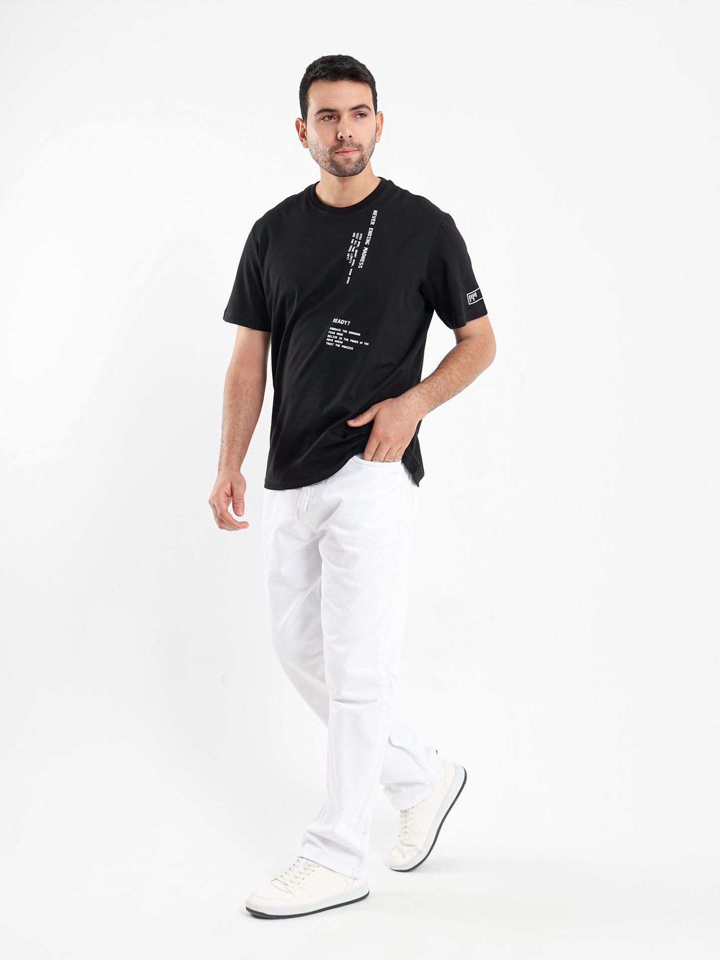 Round Neck Half Sleeves T-Shirt