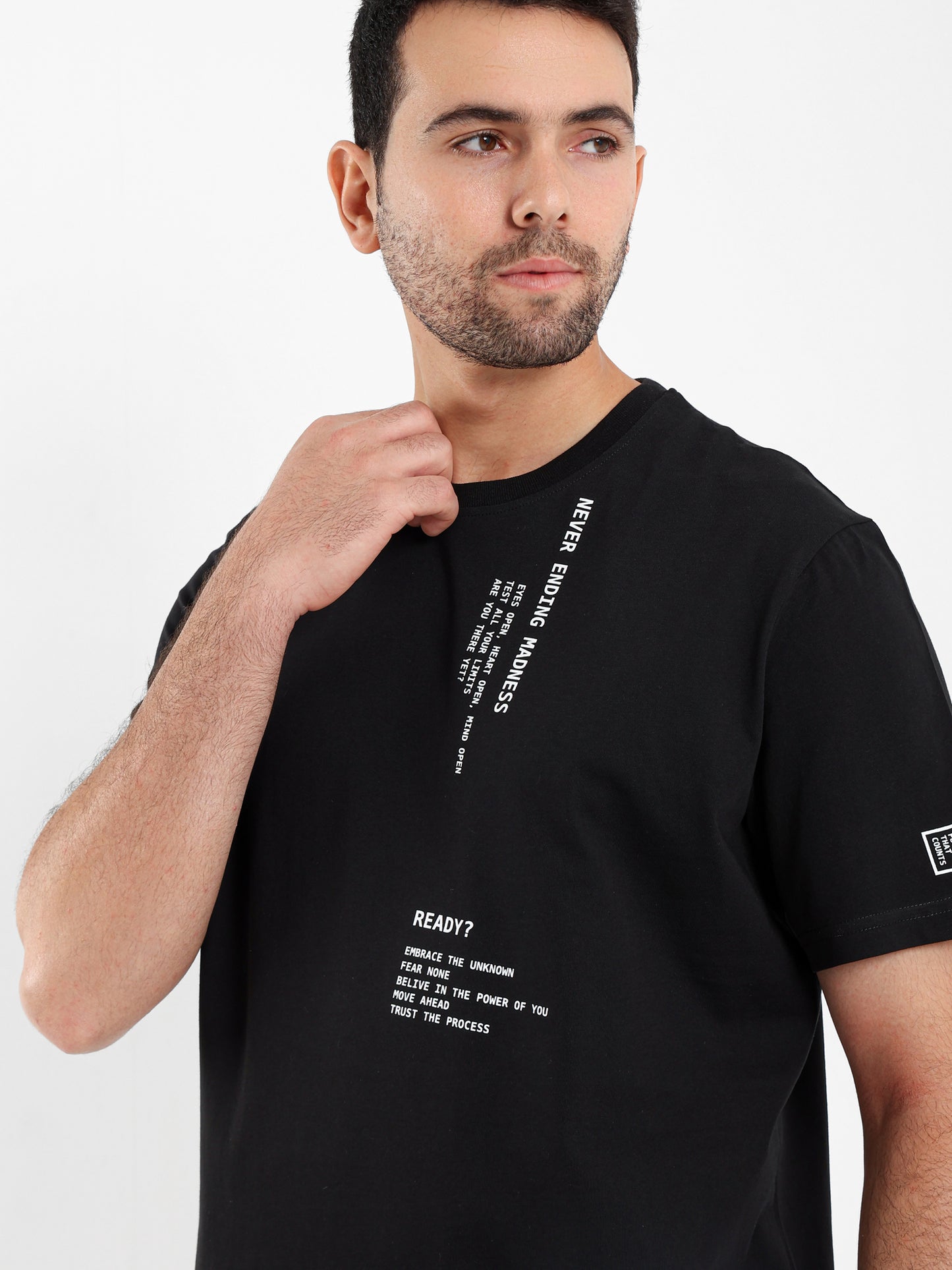 Round Neck Half Sleeves T-Shirt