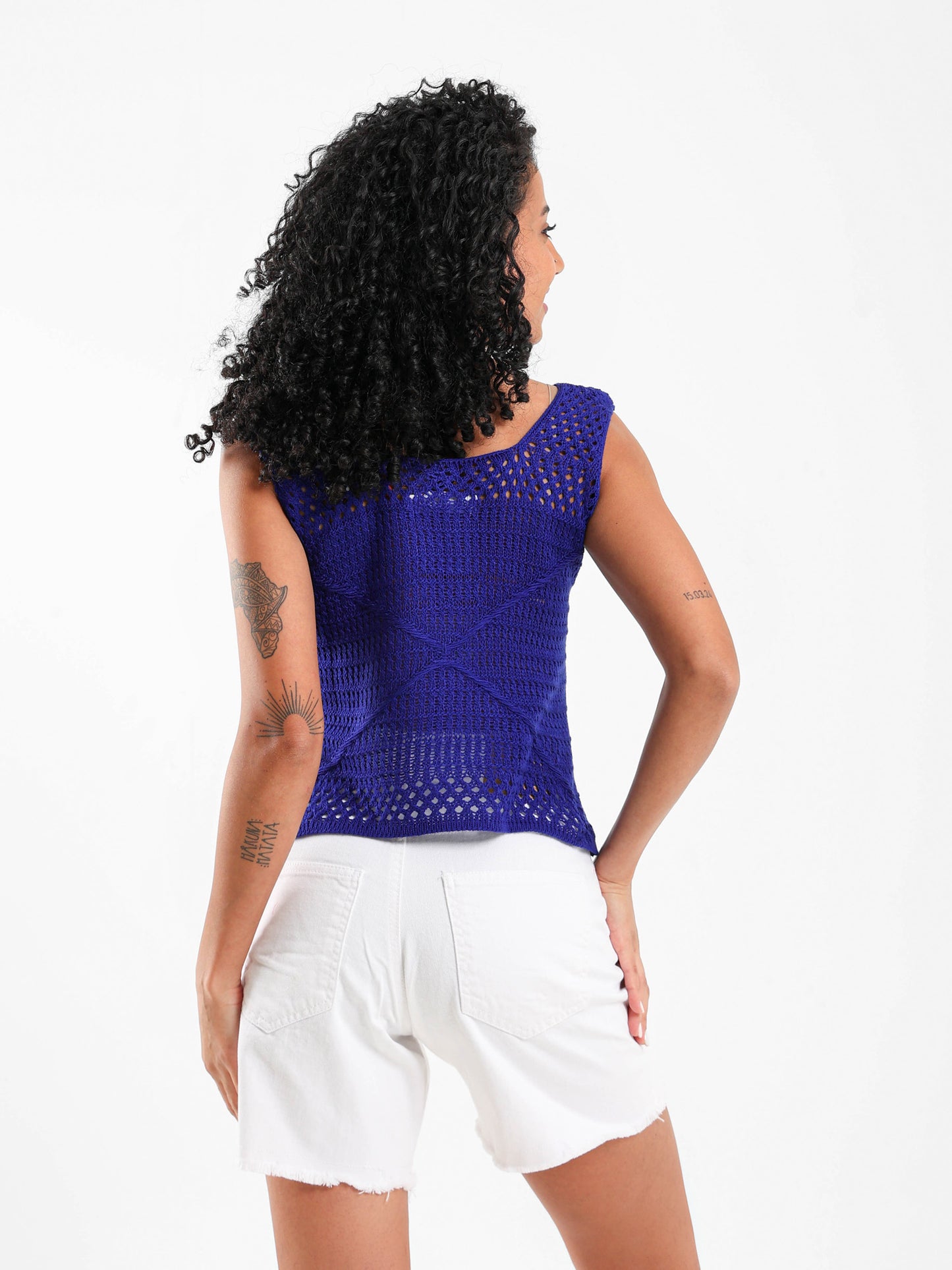 Tricot Sleeveless Top