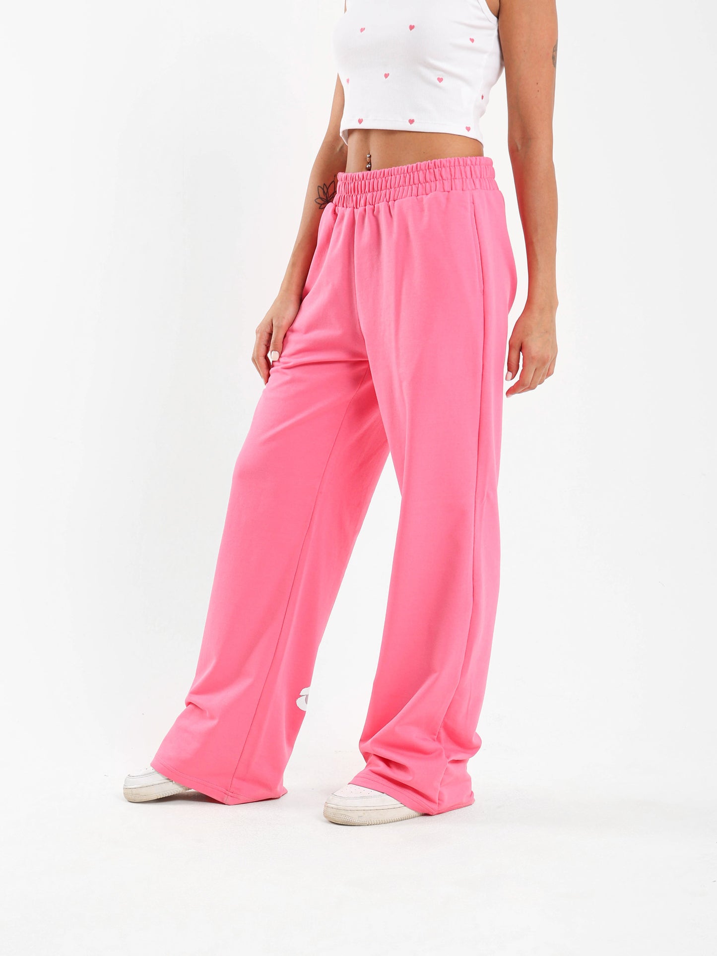 Back Printed Bow Sweatpants