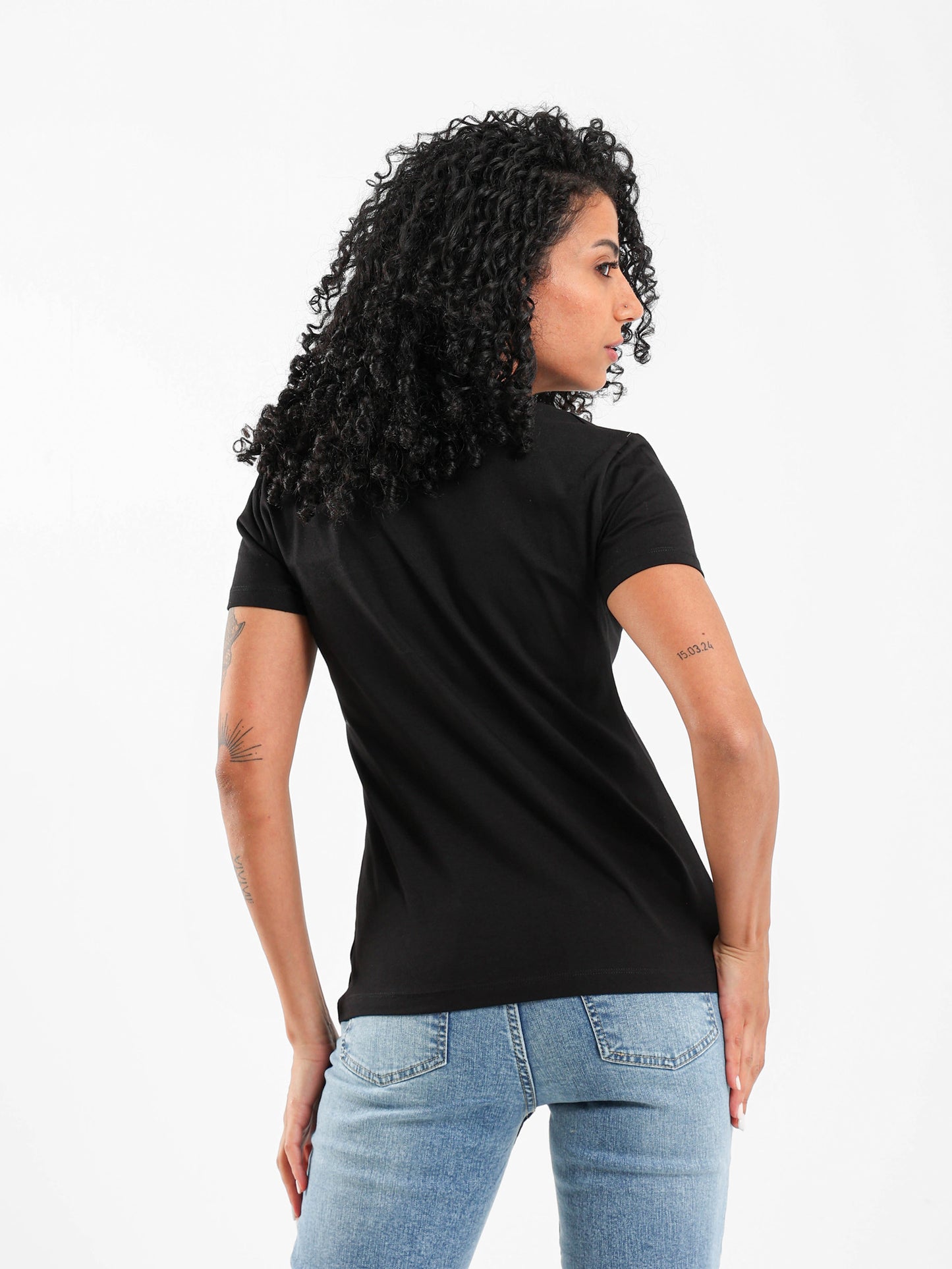 Fitted V-Neck T-Shirt