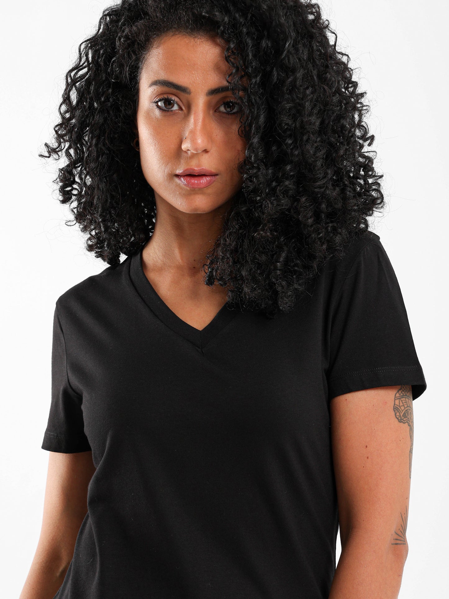 Fitted V-Neck T-Shirt