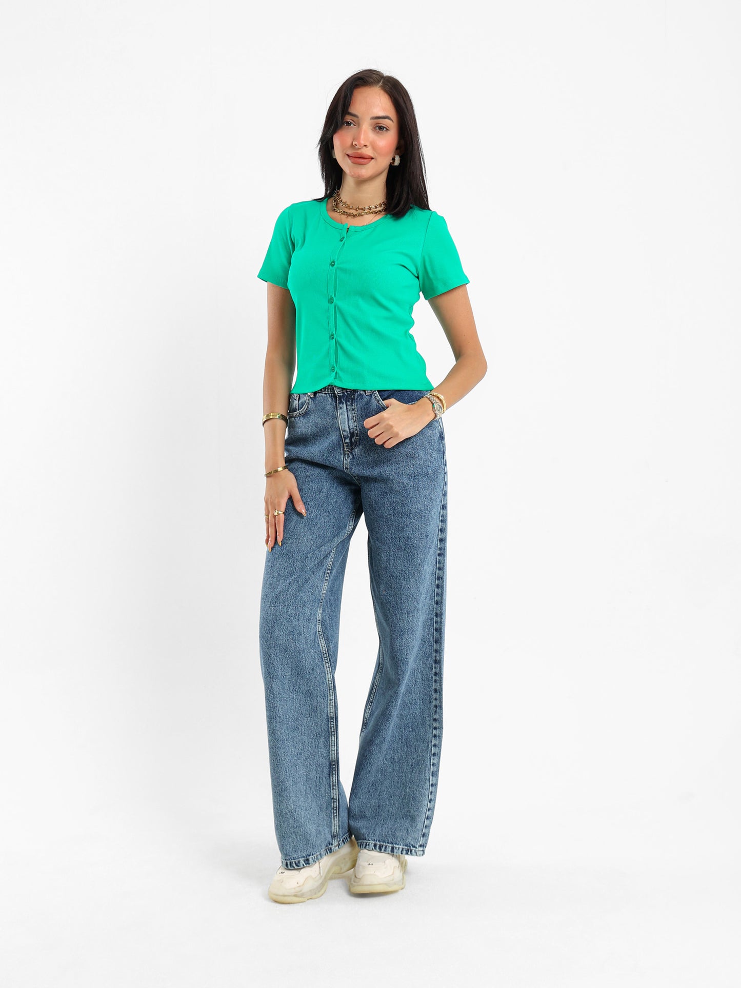 Ribbed Short Sleeve Fitted Cardigan