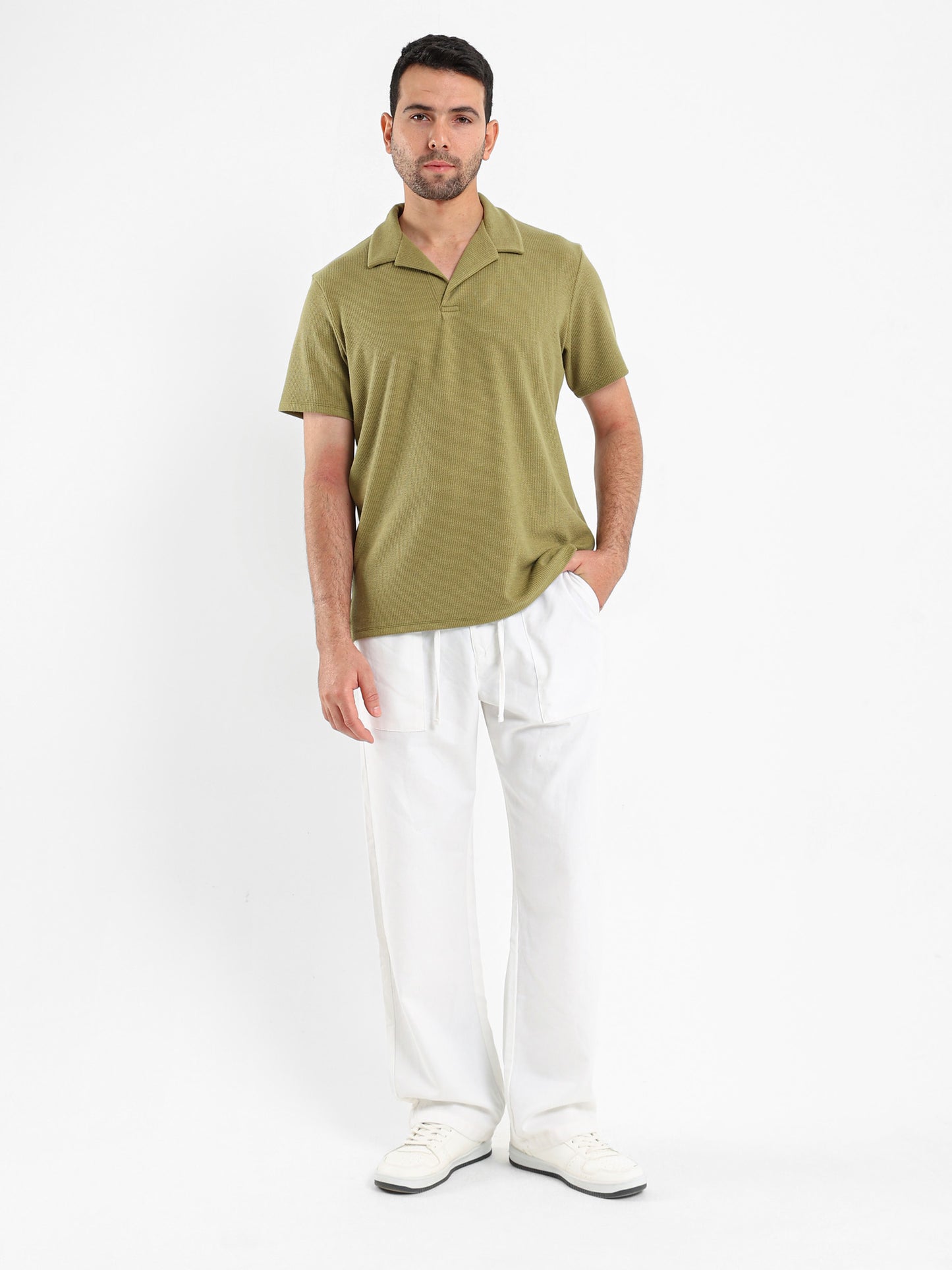 Loose Fit Pants With Big Pockets
