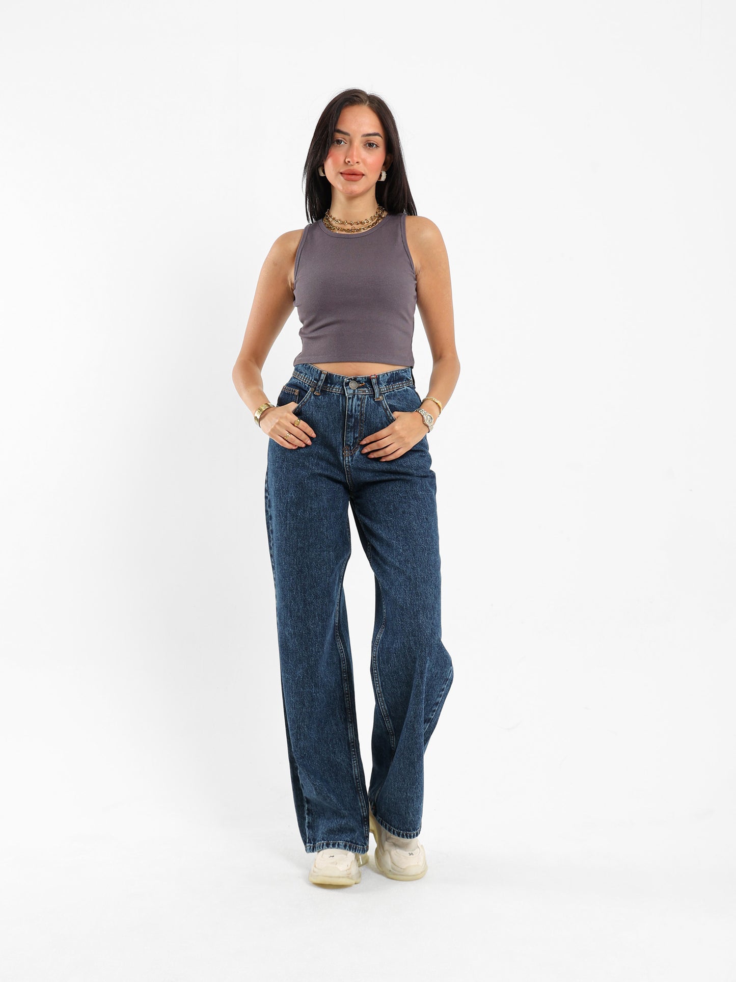 Cropped Halter Neck Top