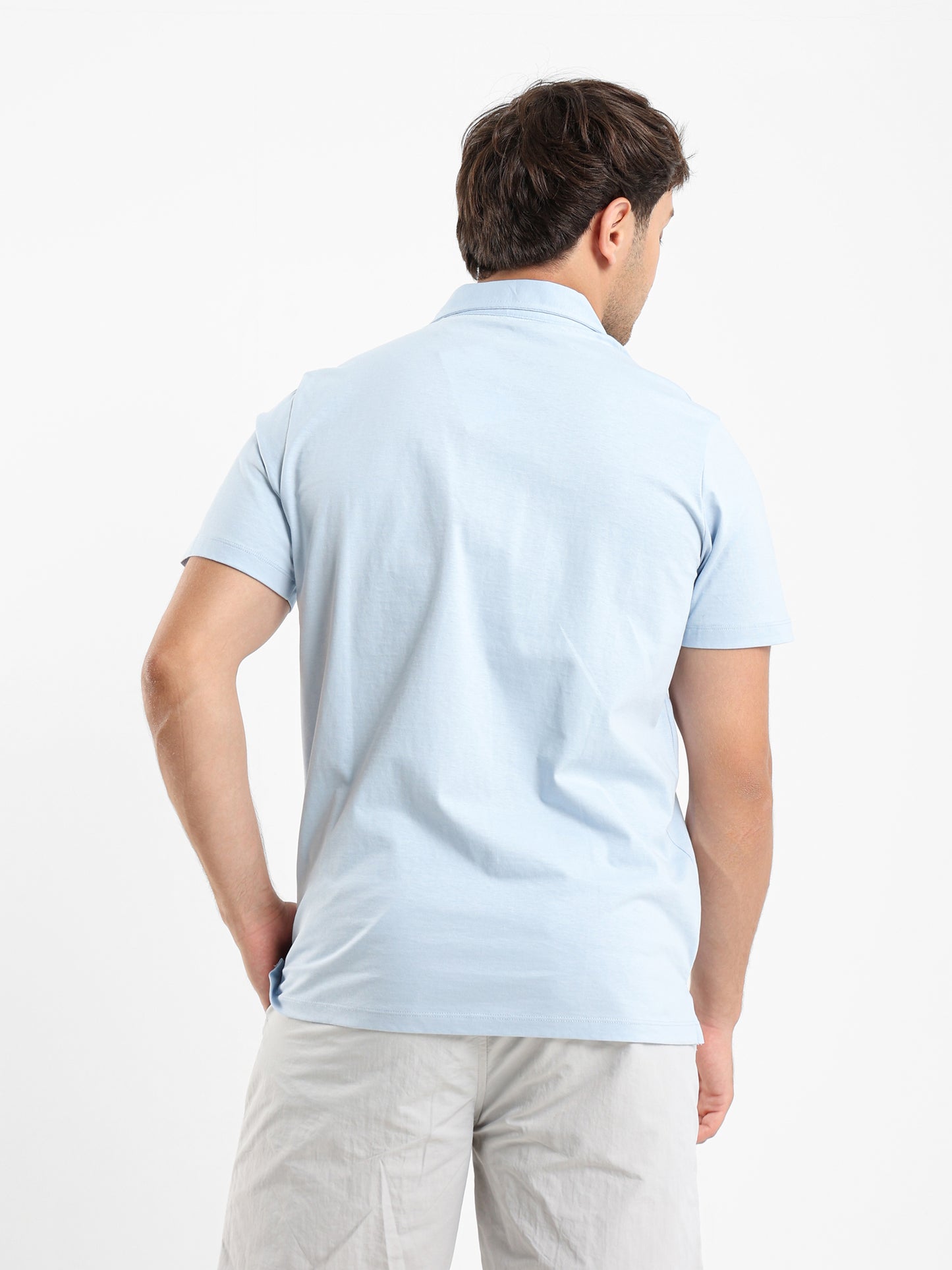 Polo Shirt with Zipper
