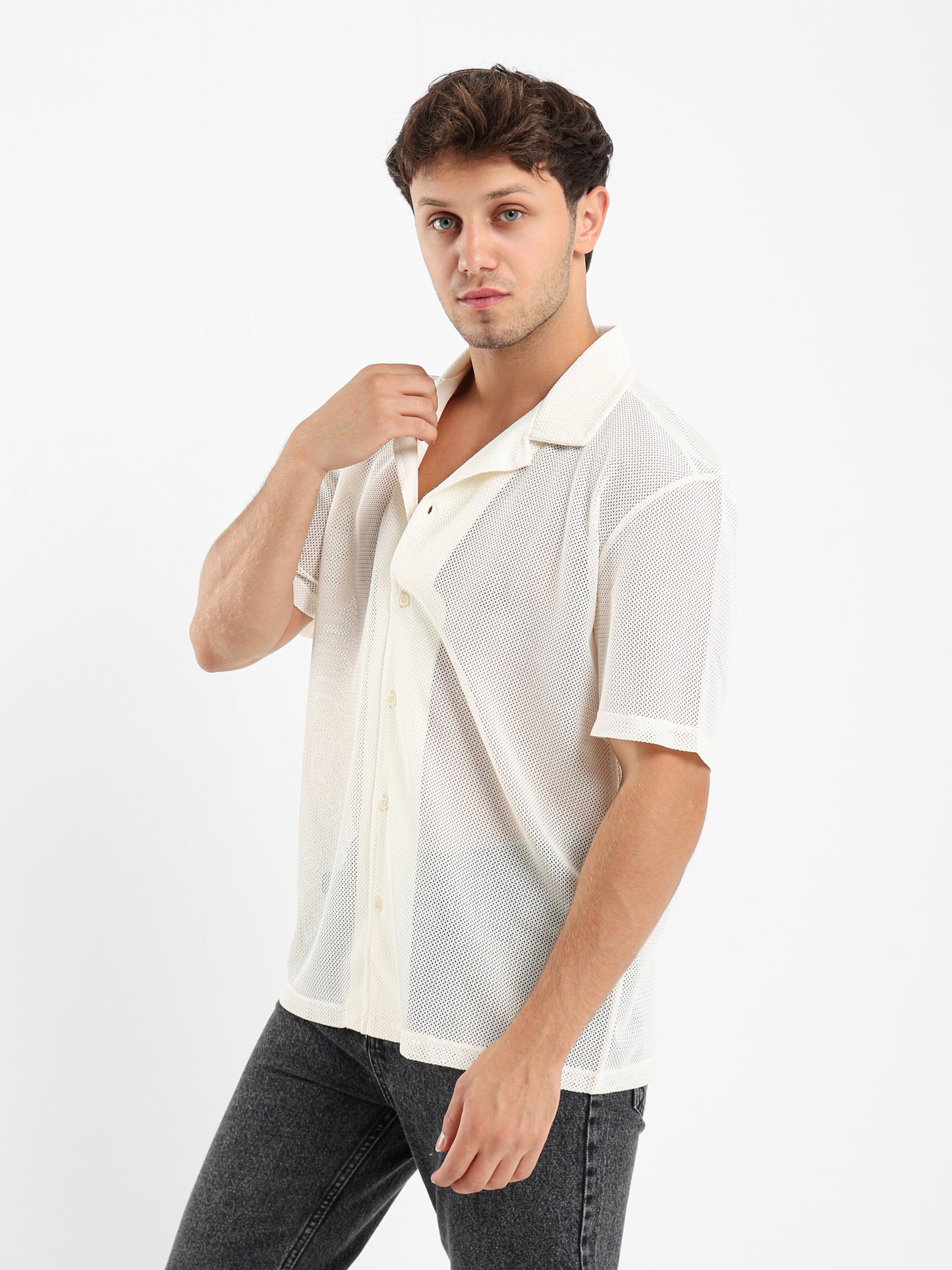 Knitted Relaxed Fit Shirt