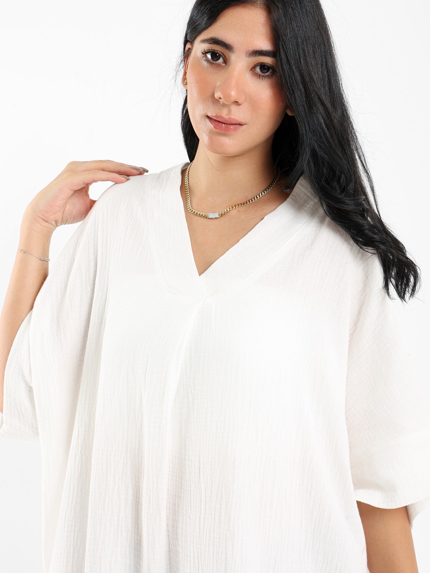 Side Slit Kaftan Dress