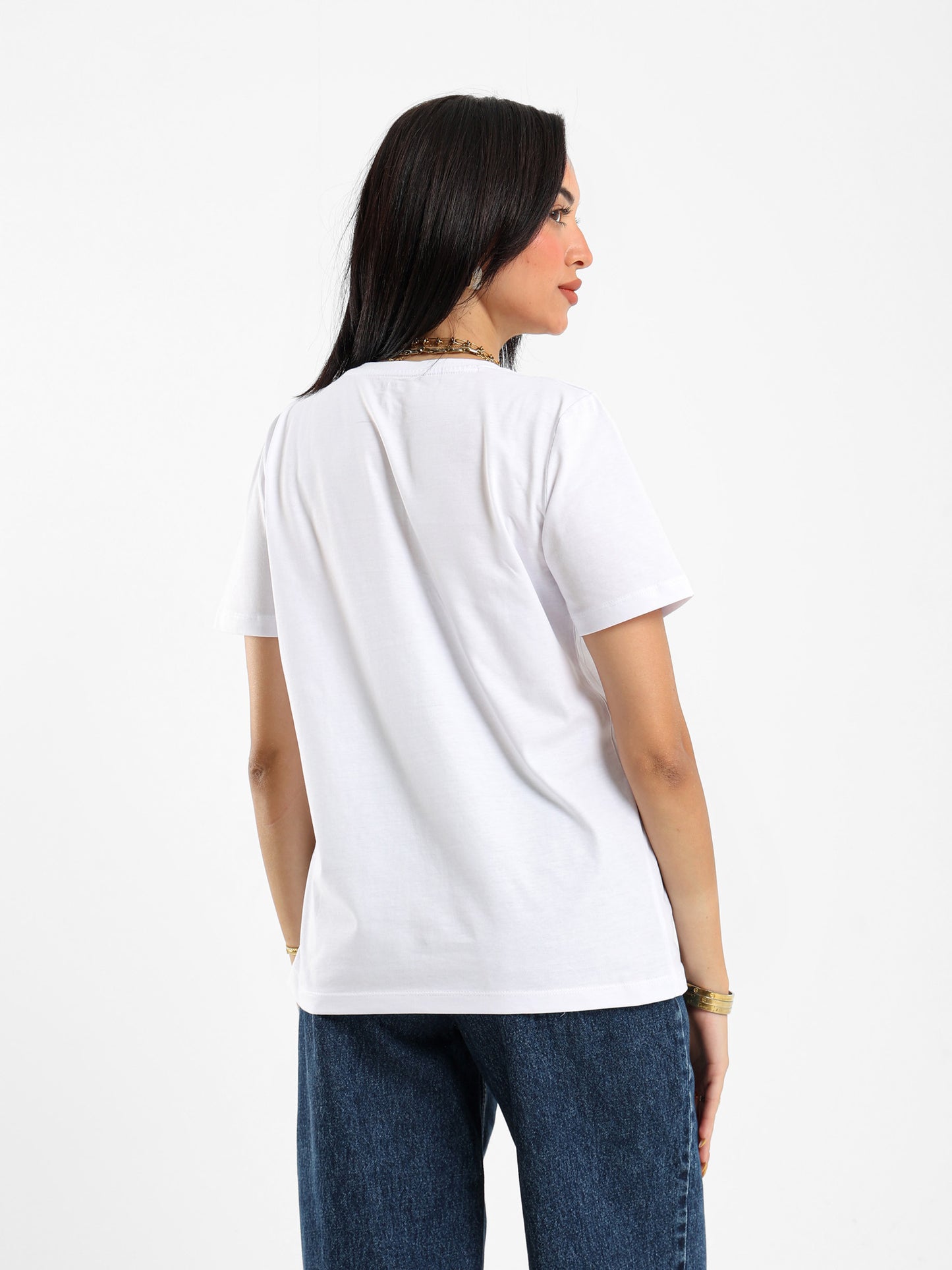 Flower Printed Regular Fit T-shirt