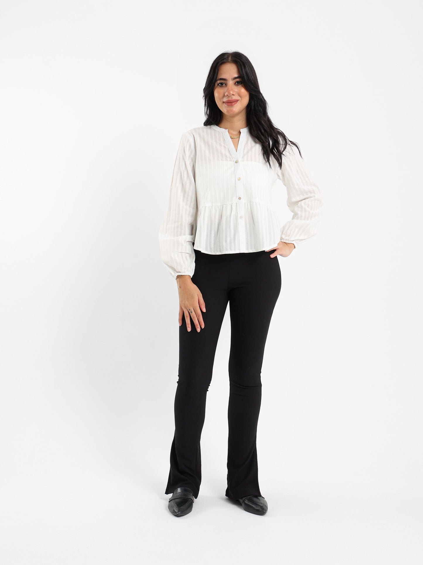 Drawstring Sleeve Shirt