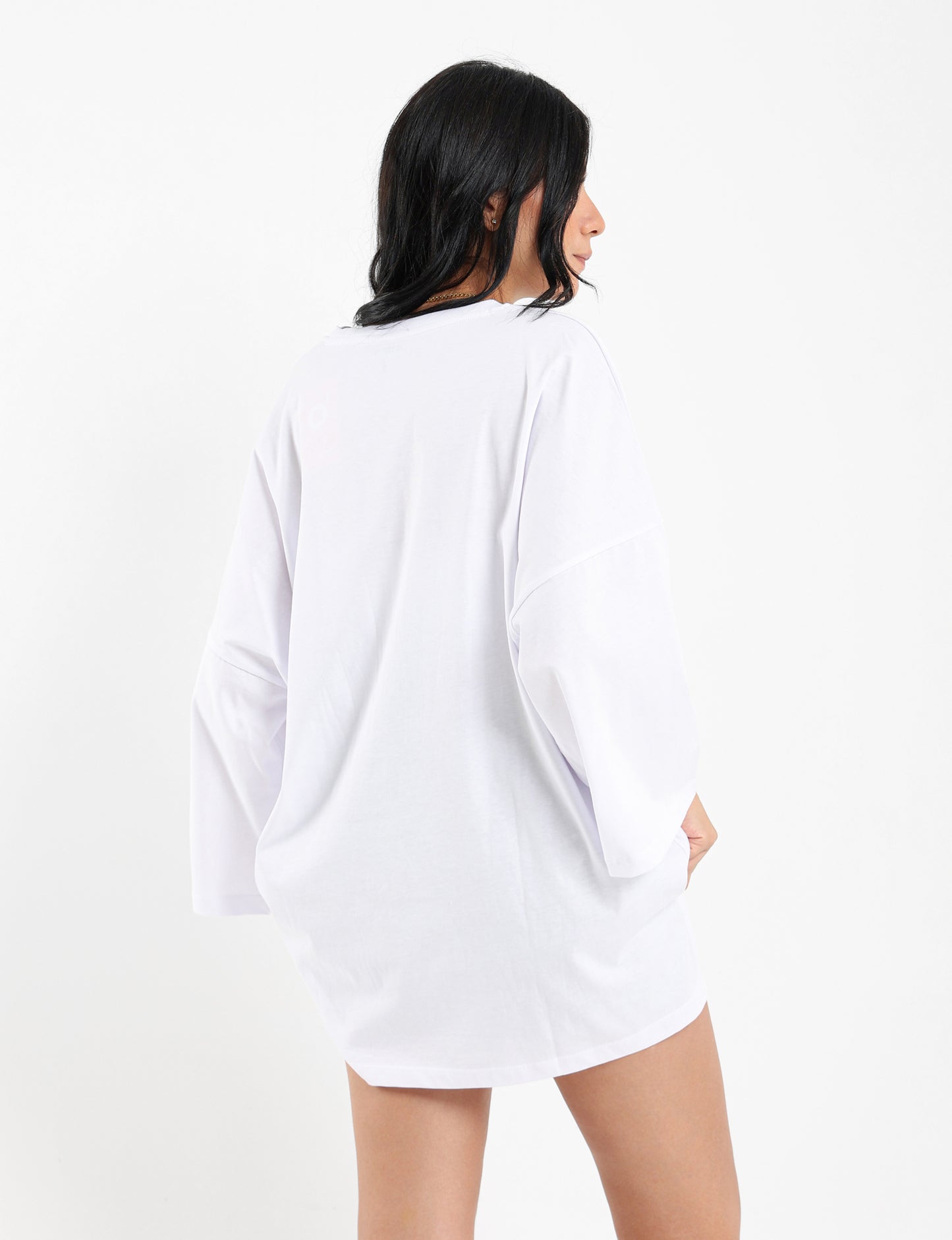 Long Bell Sleeves Oversized Tee