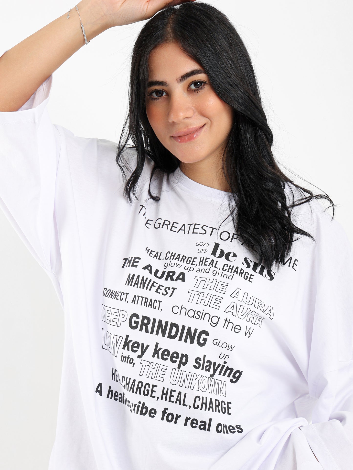 Long Bell Sleeves Oversized Tee