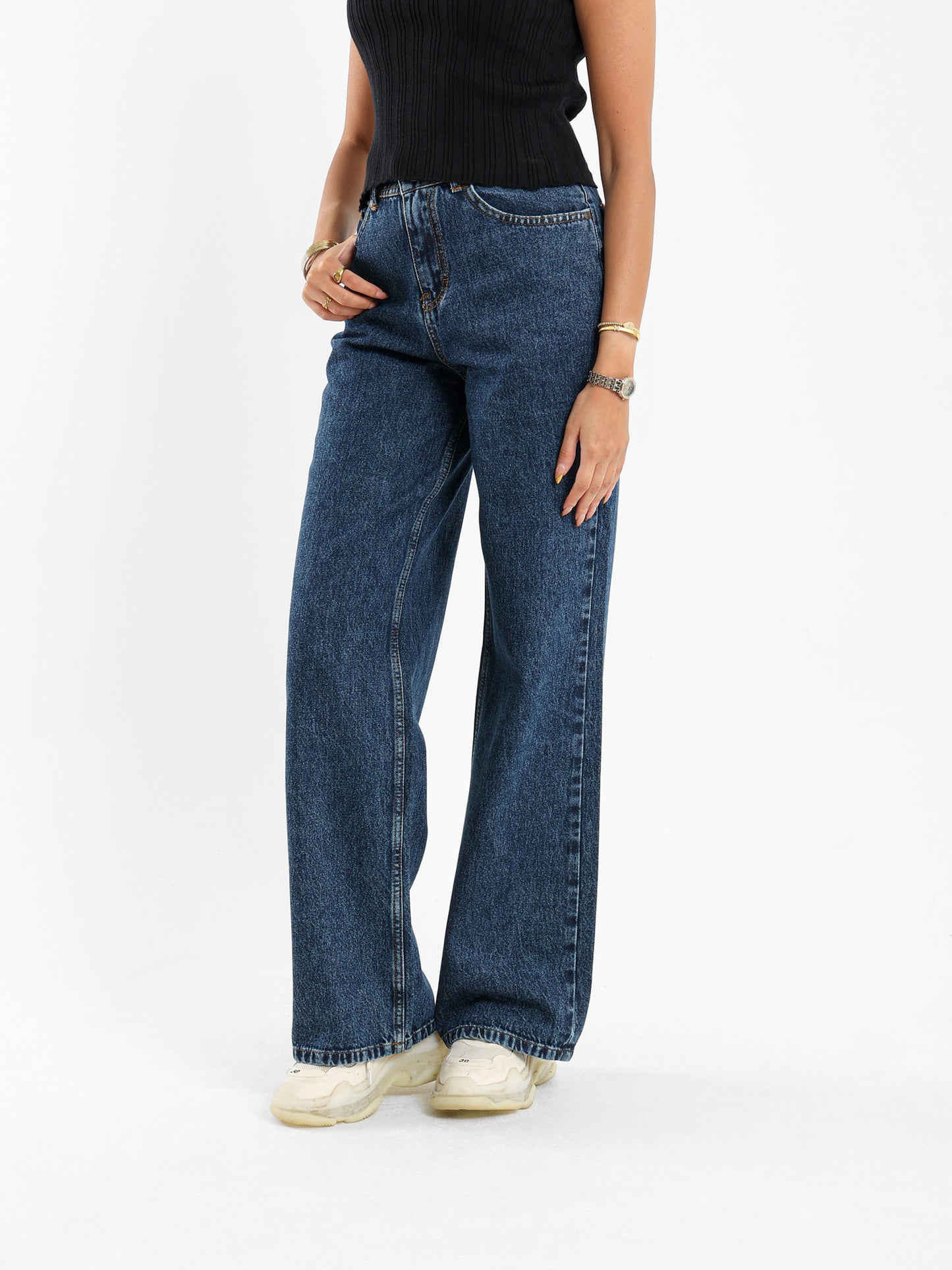 Wide Leg Fit Jeans