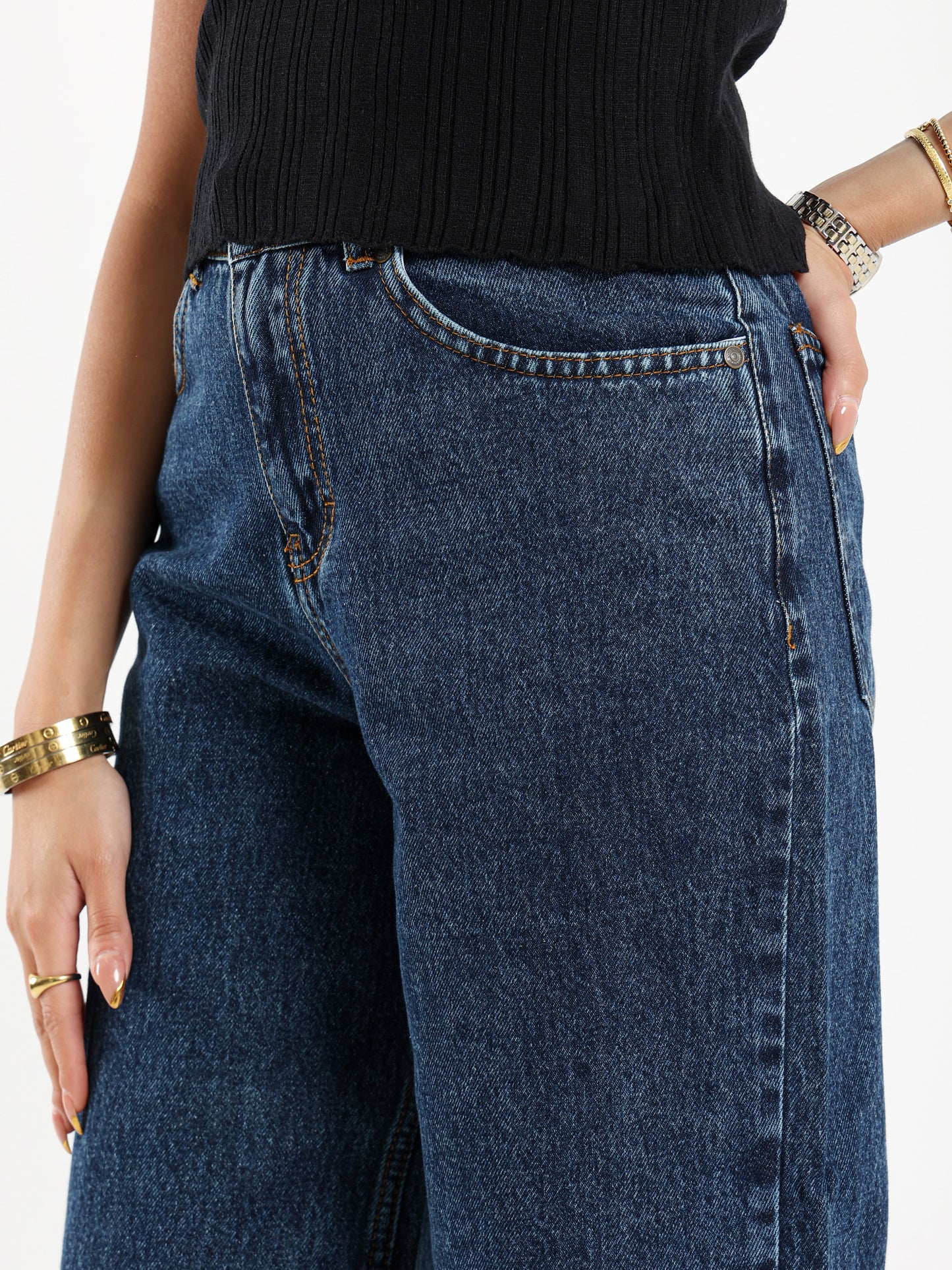 Wide Leg Fit Jeans