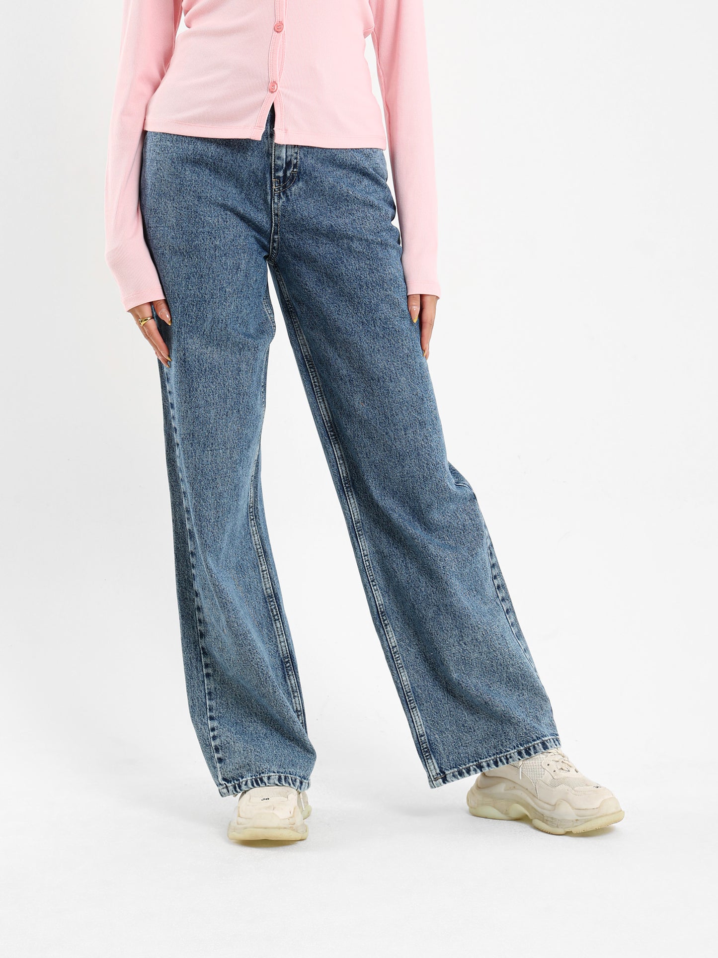 Wide Leg Fit Jeans
