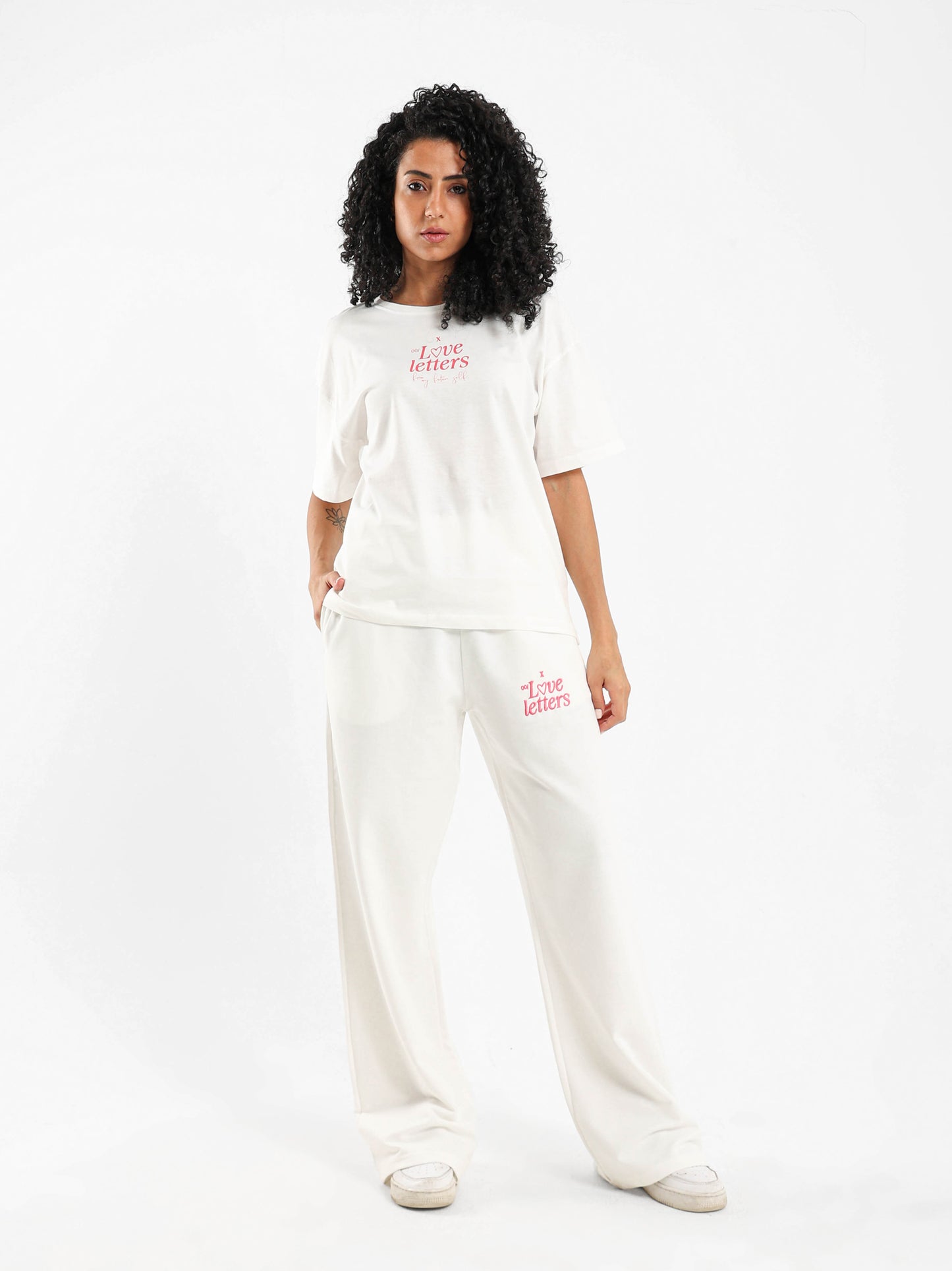 Jogger with Embroidery