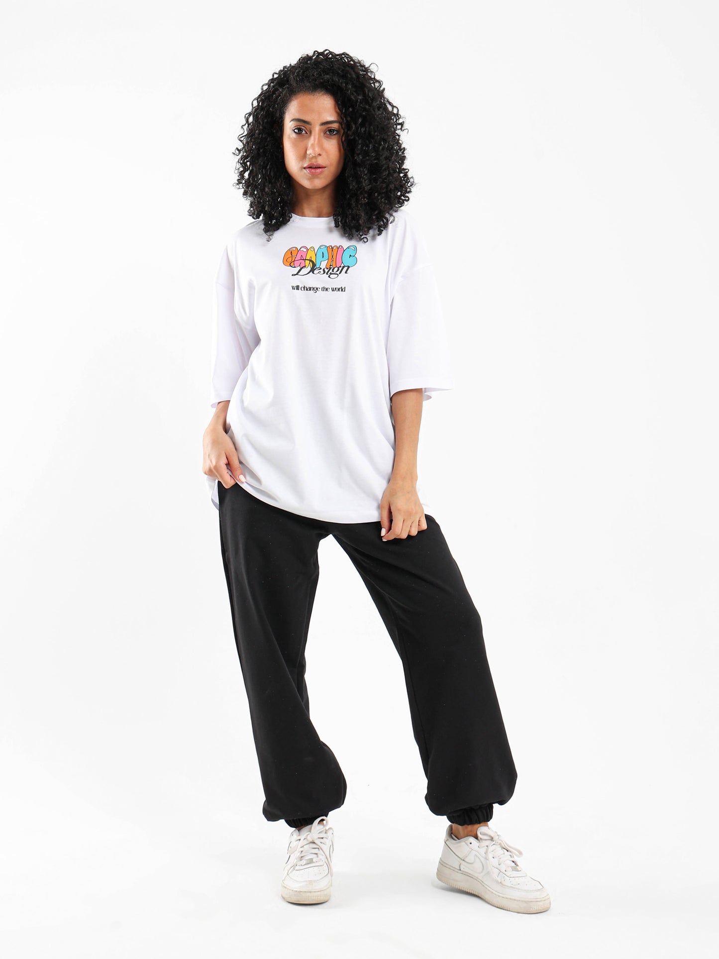 Graphic Print Oversized T-Shirt