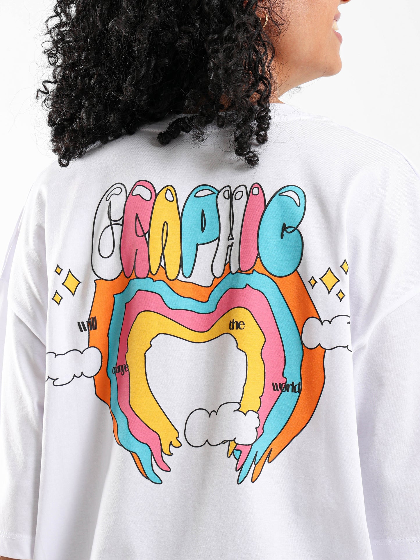 Graphic Print Oversized T-Shirt