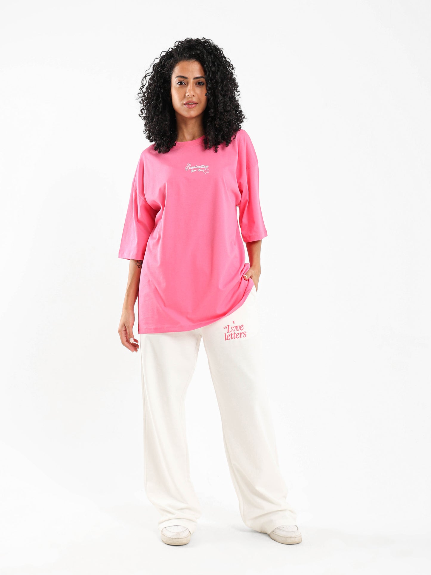 Star Printed Oversized T-Shirt