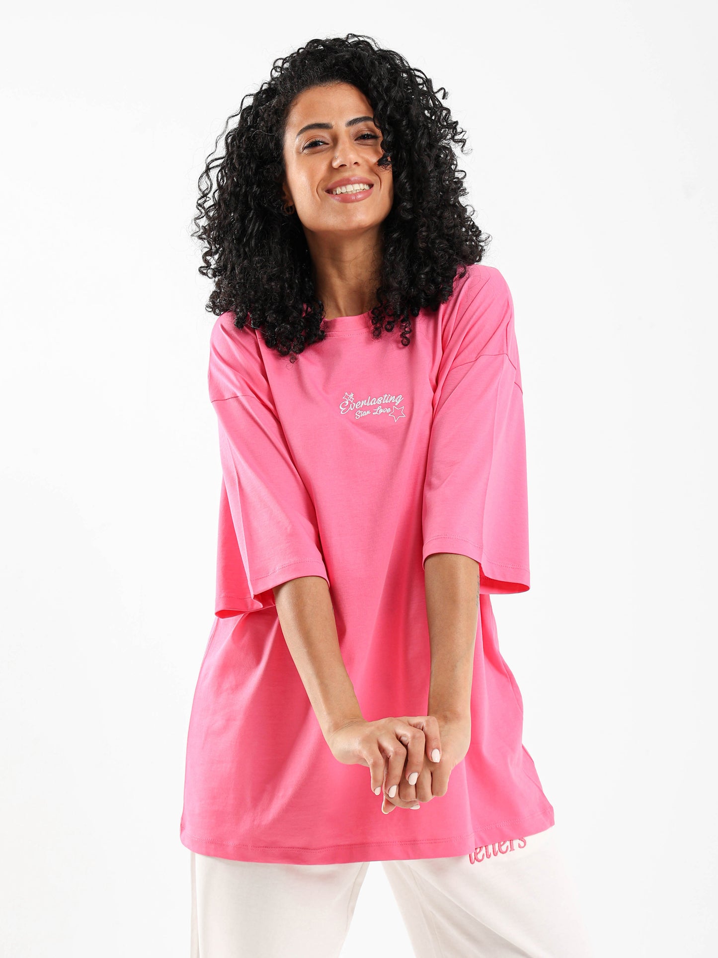 Star Printed Oversized T-Shirt