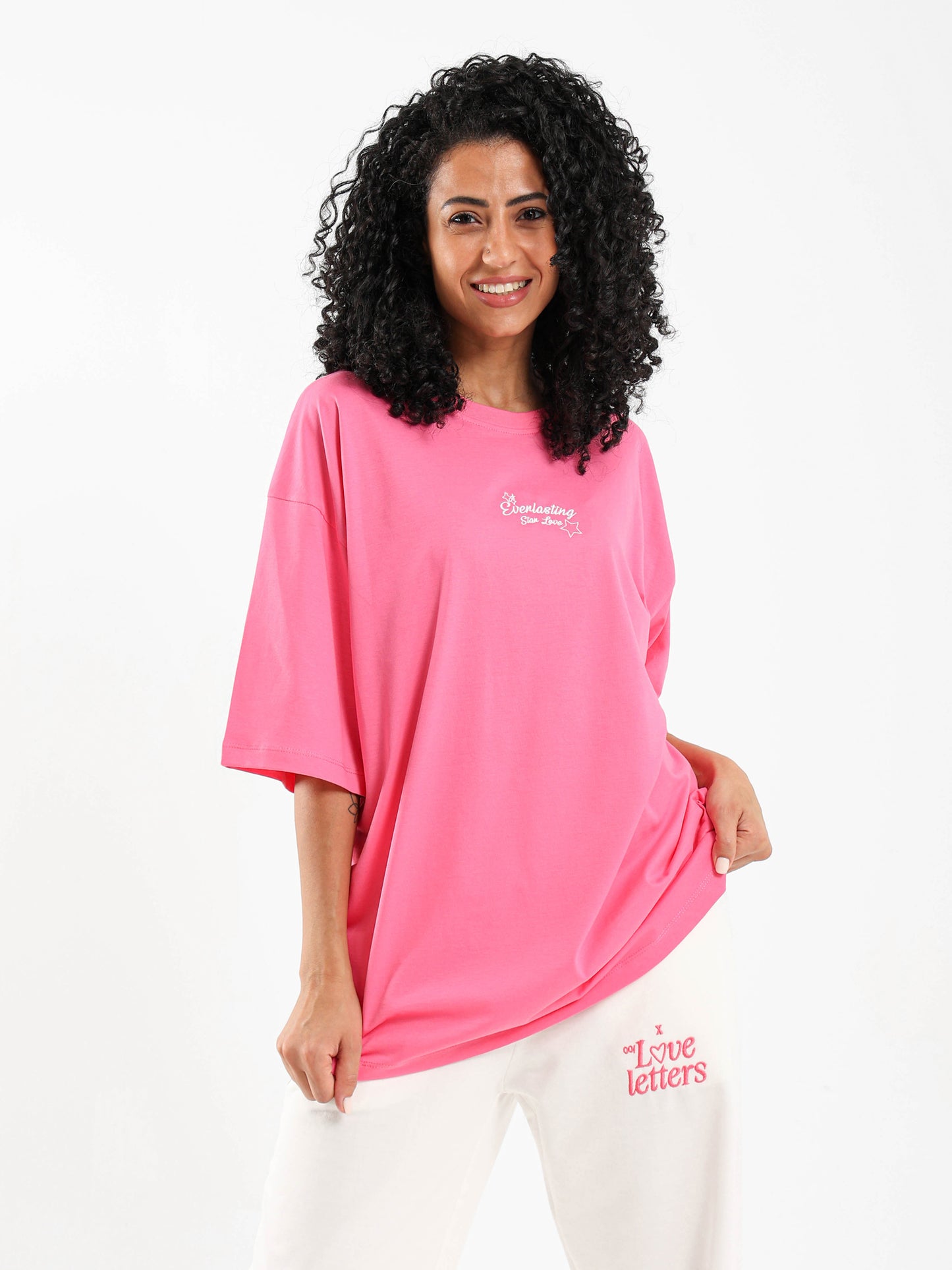 Star Printed Oversized T-Shirt