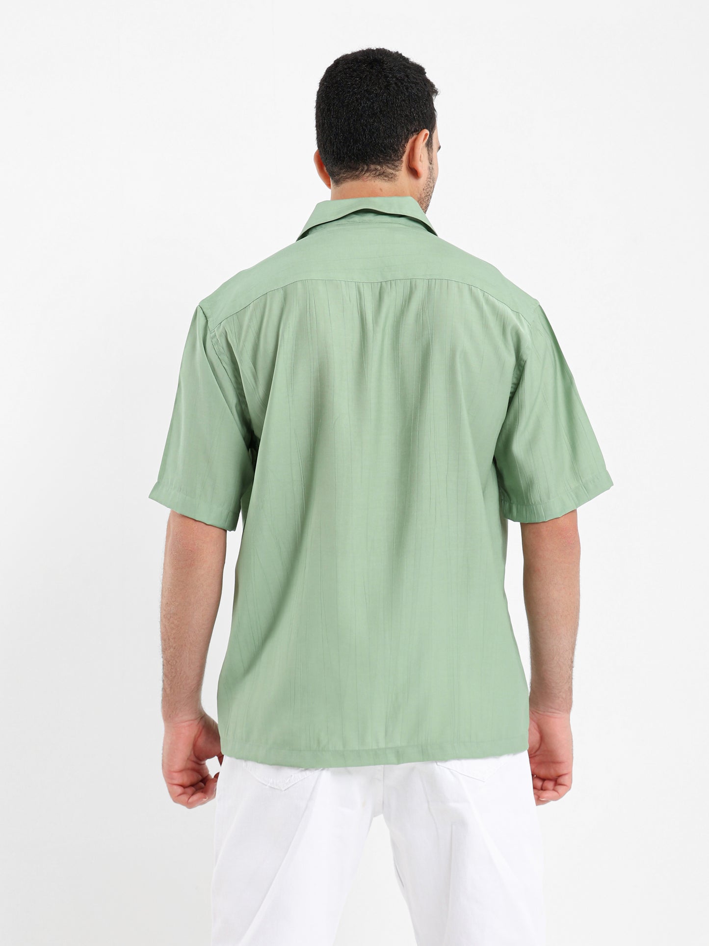 Textured Half Sleeves Shirt