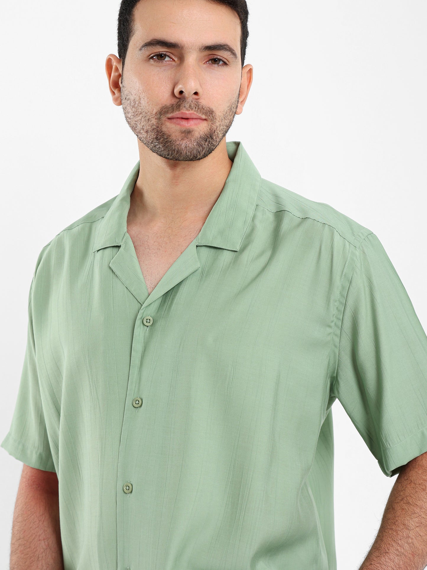 Textured Half Sleeves Shirt