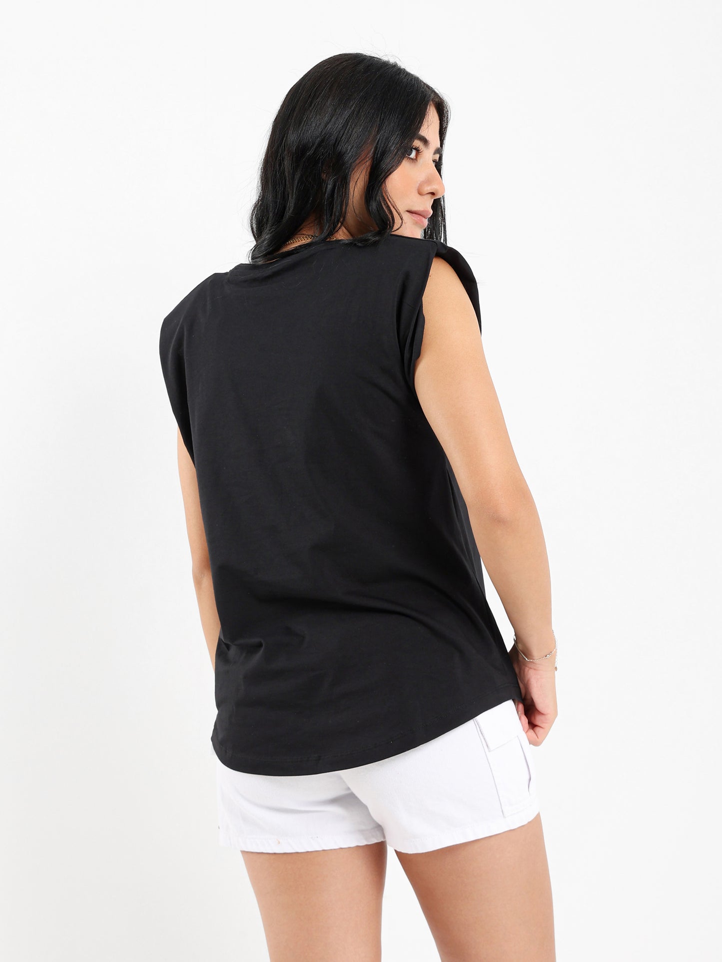 Padded Cap Sleeves Top