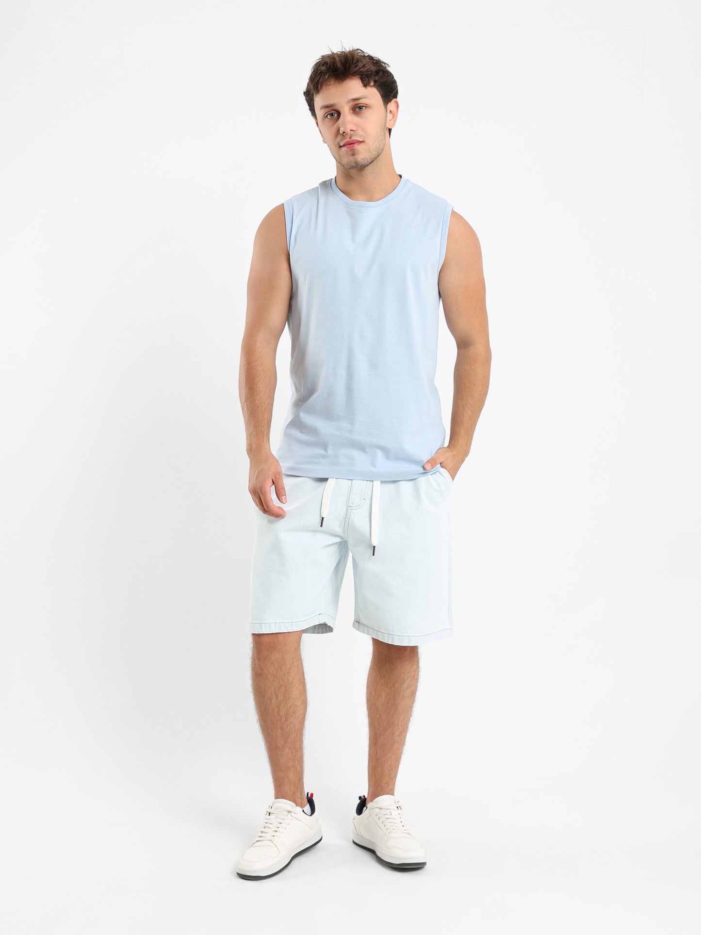 Relaxed Fit Denim Shorts