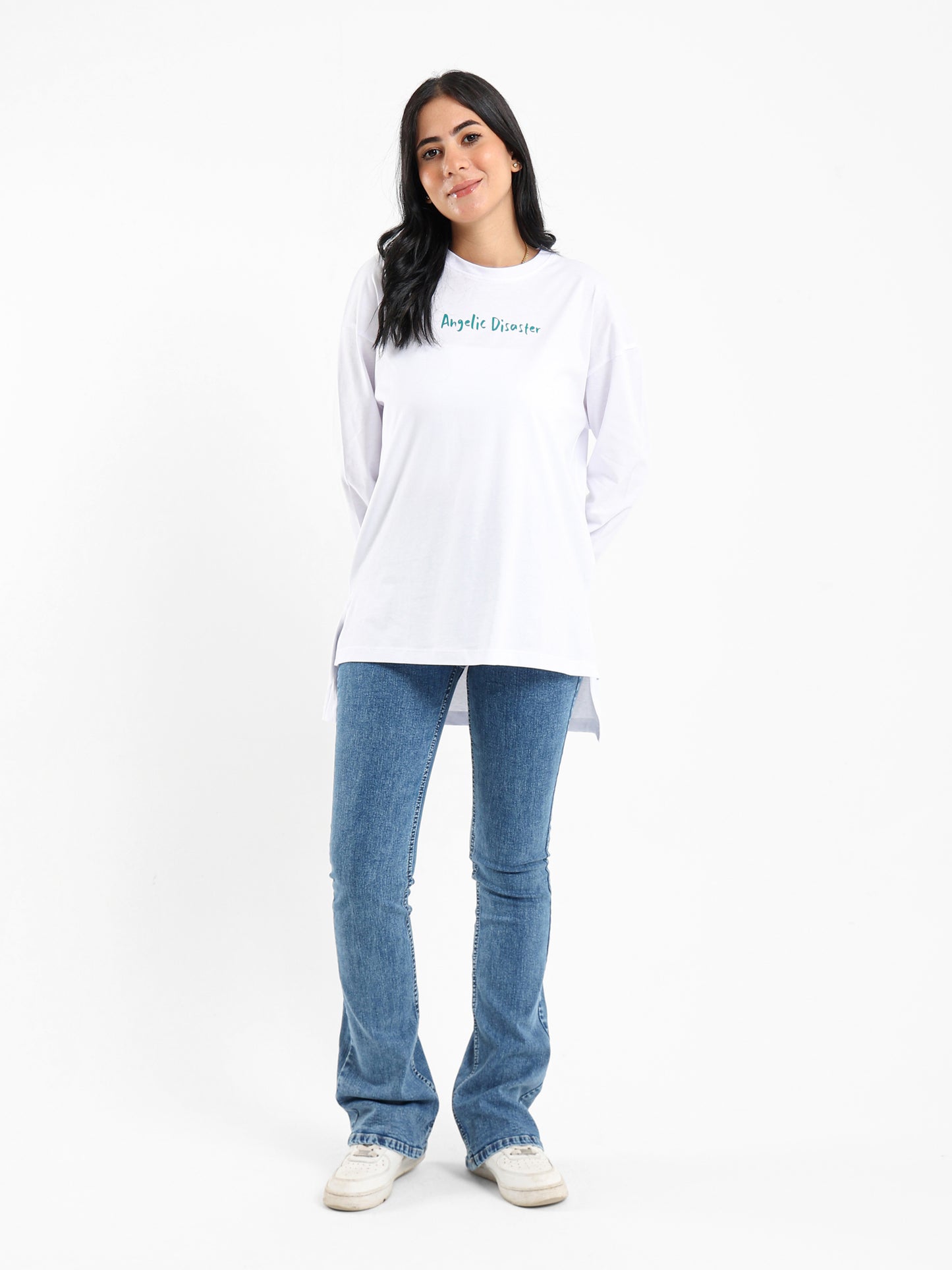 Relaxed Fit Long Sleeves Tee