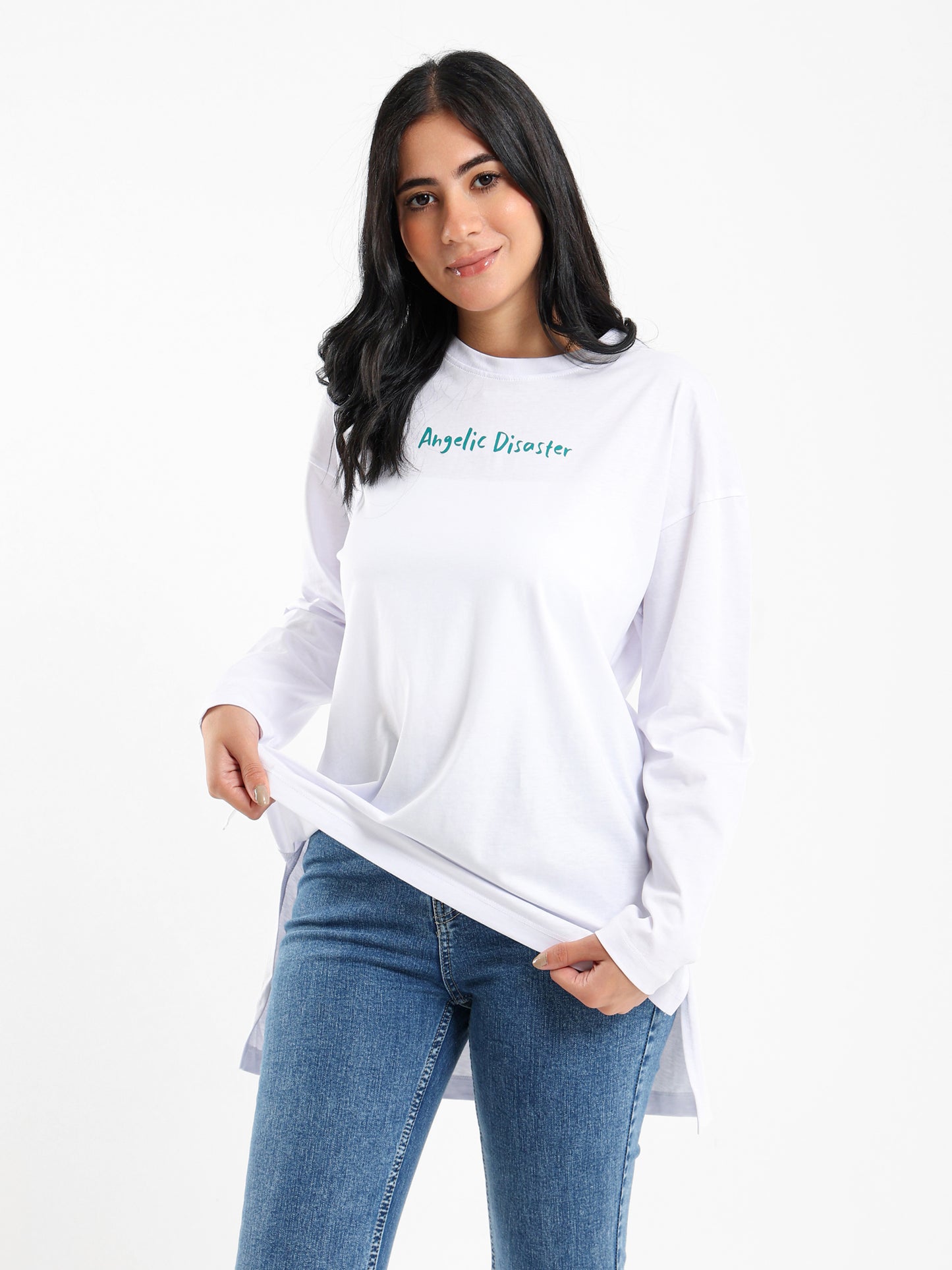 Relaxed Fit Long Sleeves Tee