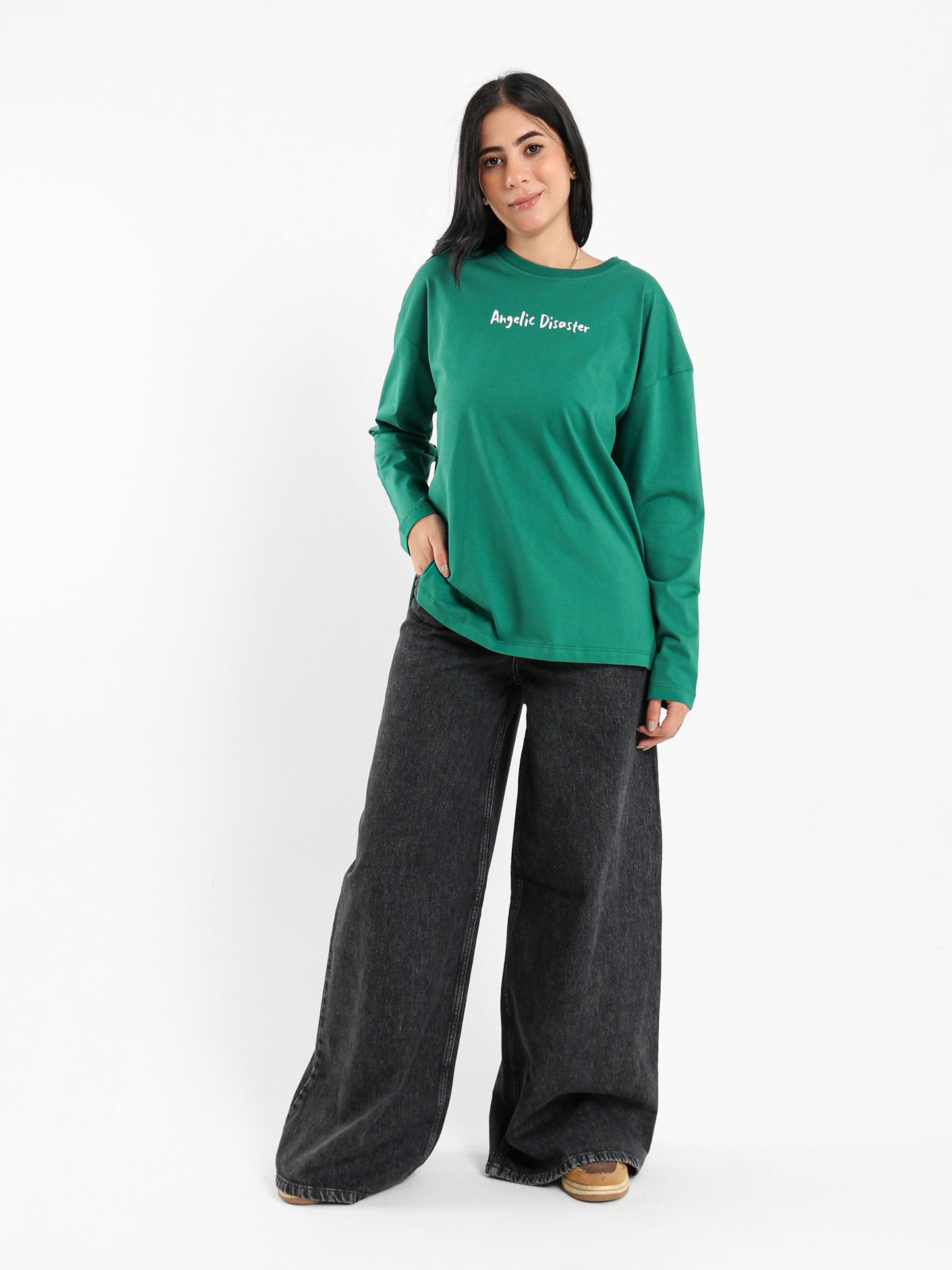 Relaxed Fit Long Sleeves Tee