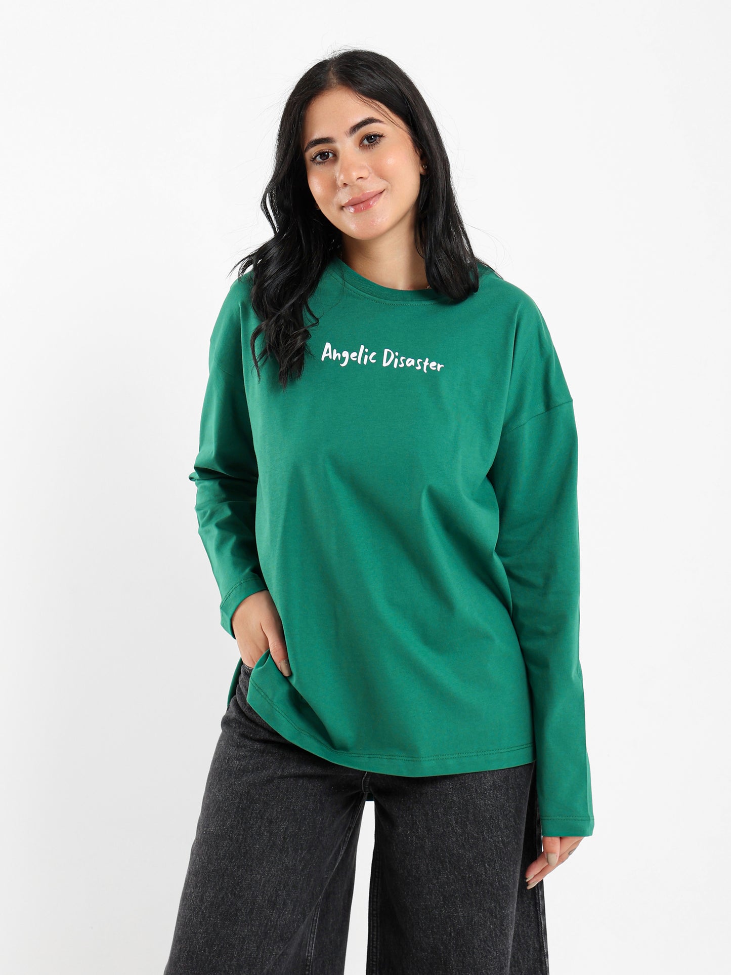 Relaxed Fit Long Sleeves Tee
