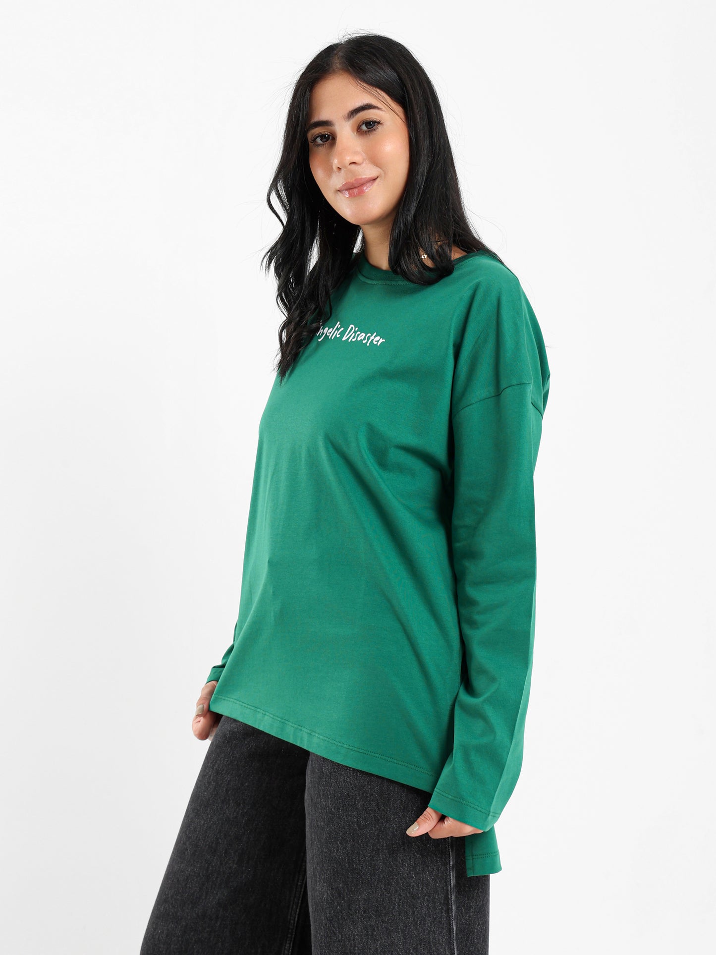 Relaxed Fit Long Sleeves Tee