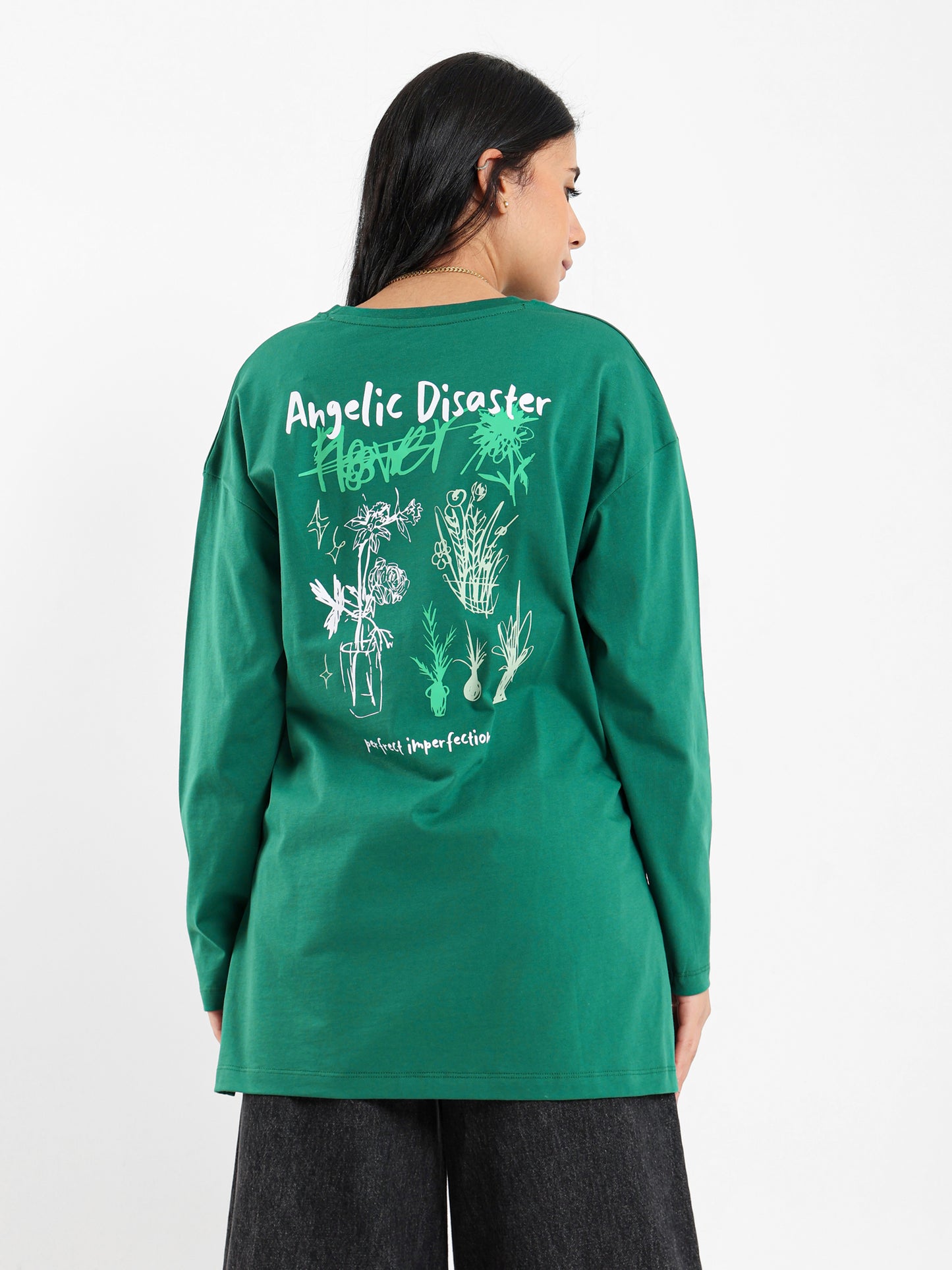 Relaxed Fit Long Sleeves Tee
