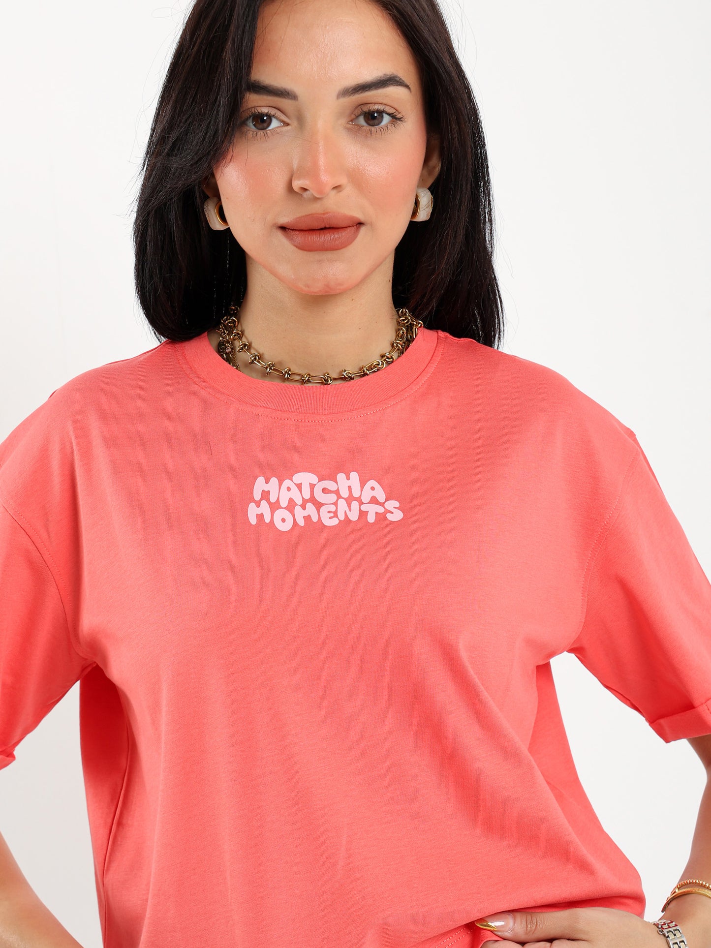 Beach Chair Cropped Printed T-shirt