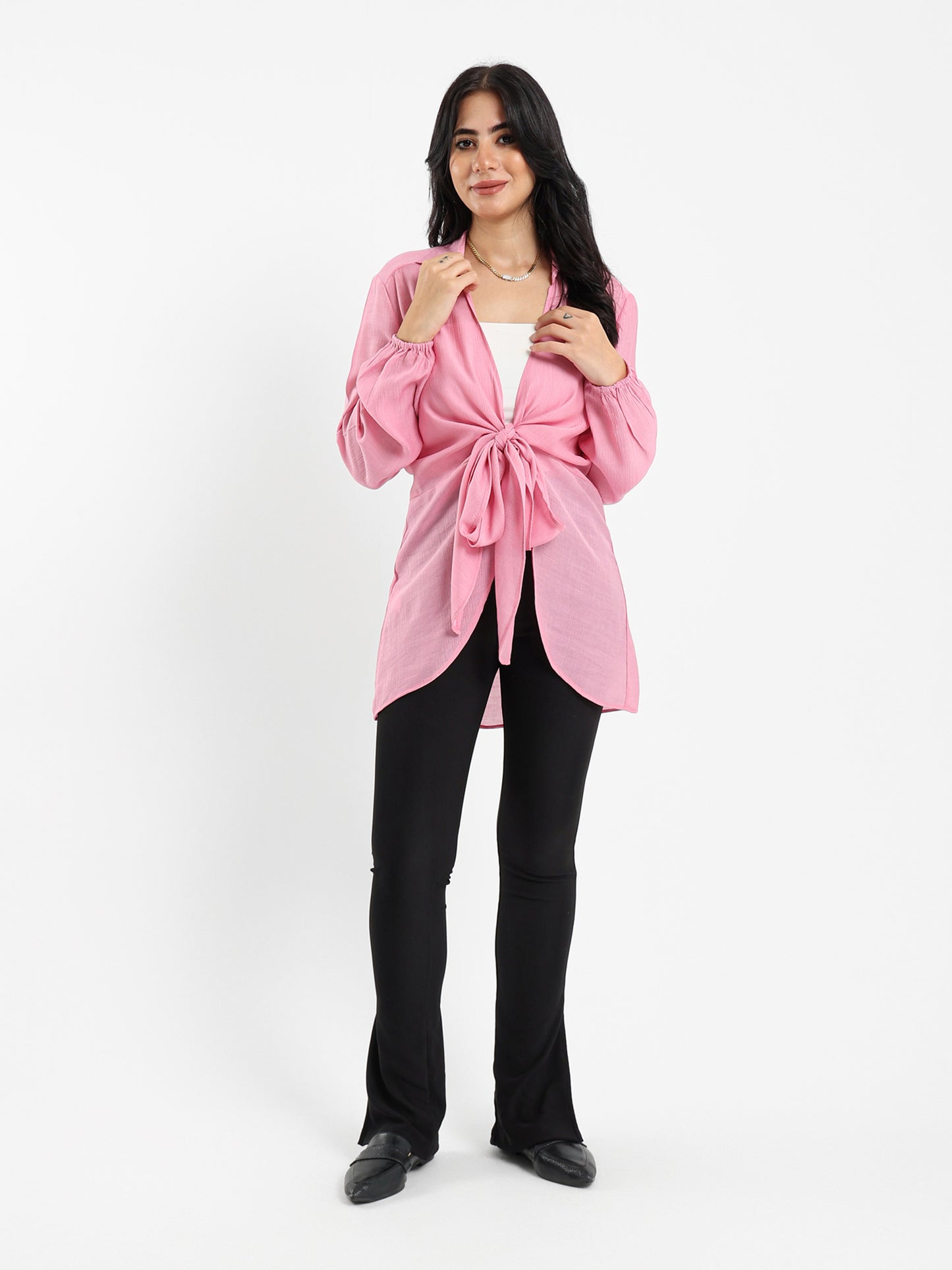 Front Tie Kimono