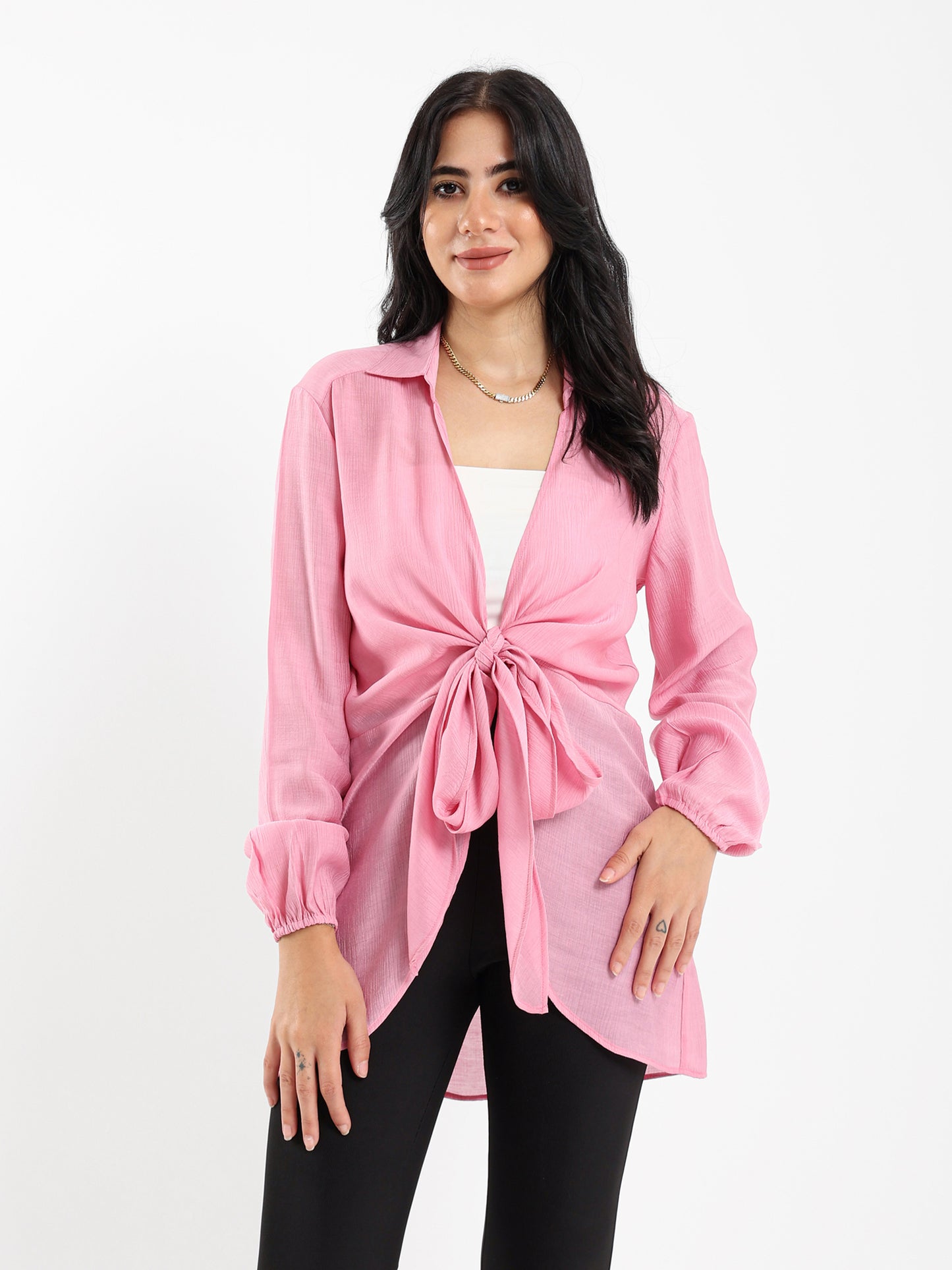 Front Tie Kimono